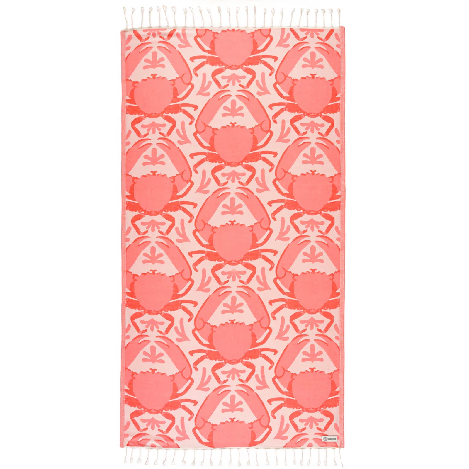 Sand Cloud Turkish Beach Towel Crabby GeorgiaPeach Regular