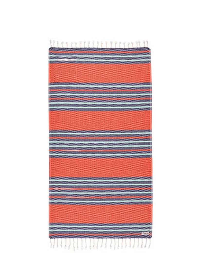 Sand Cloud Turkish Beach Towel CandyStripe CherryTomatoe Regular