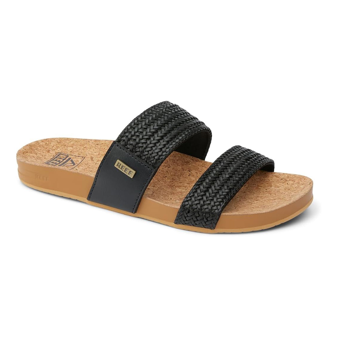 Reef Vista Braid 2 Womens Sandal Black-Cork 7.5