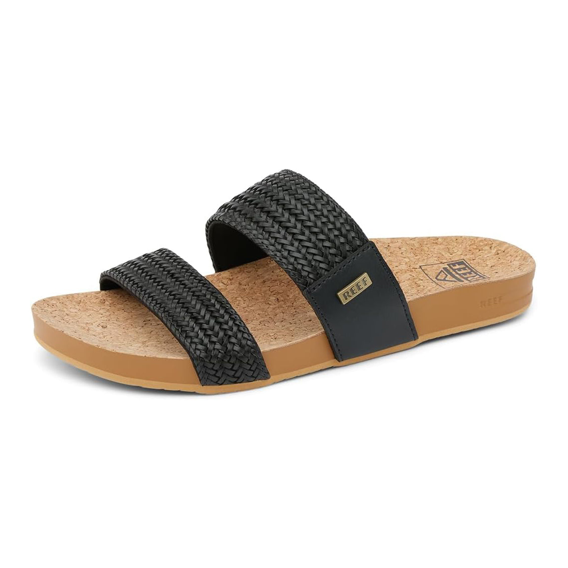Reef Vista Braid 2 Womens Sandal Black-Cork 7.5