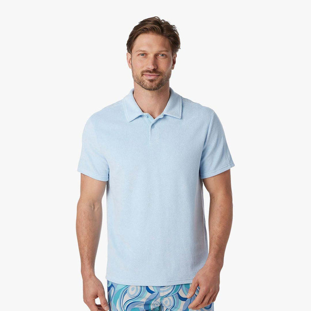 Fair Harbor Ravello Terry Polo LightBlue S