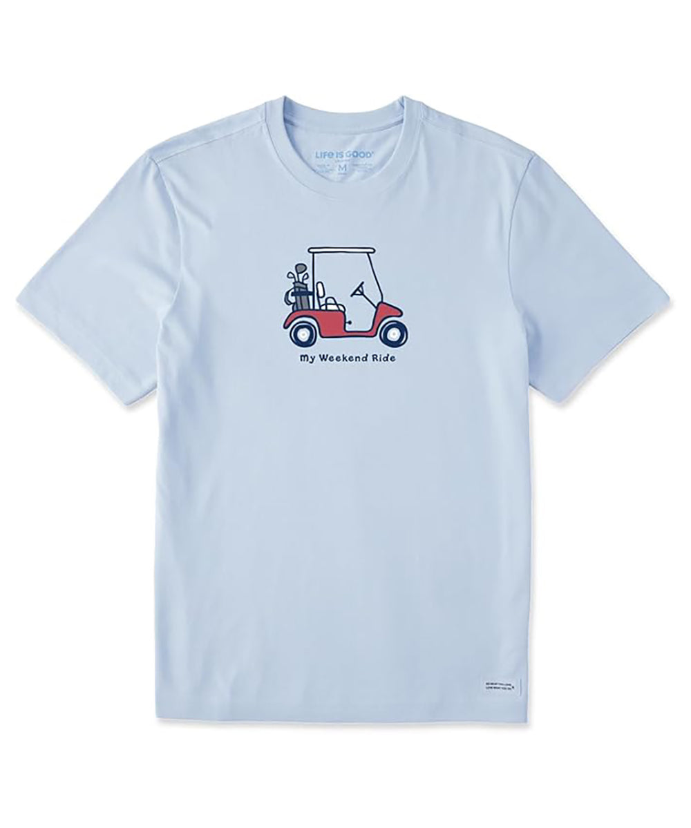 Life Is Good Crusher Tee My Weekend Ride Gol GlcBlu XXXL