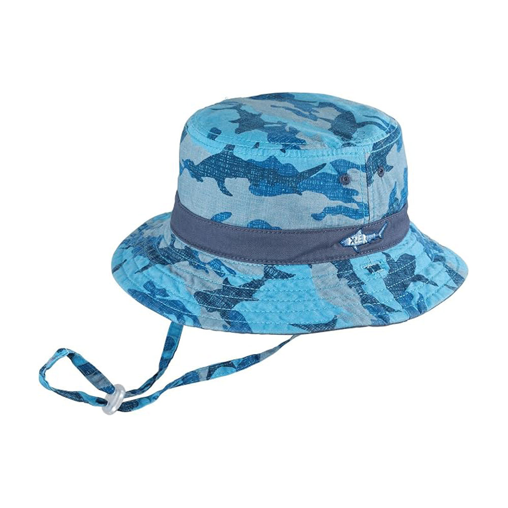 Dozer Boys Bucket Hat Reef Blue 2-5