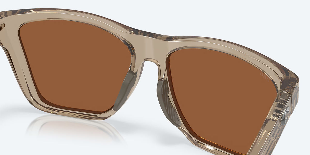 Costa Del Mar Panga 11 Polarized Sunglasses Taupe CopperSilverMirror 580G