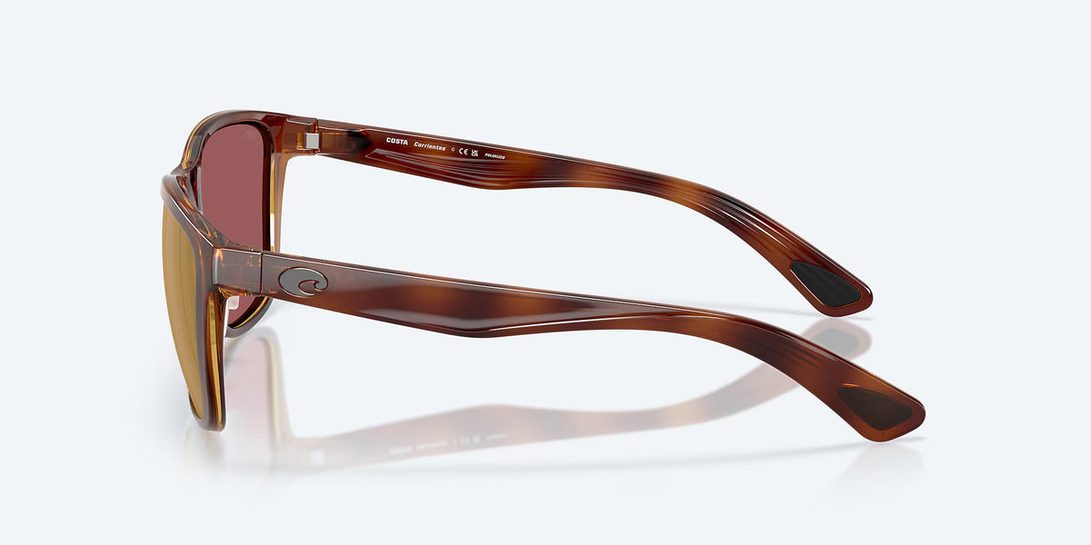 Costa Del mar Corrientes Polarized Sunglasses Tortoise GoldMirror 580G