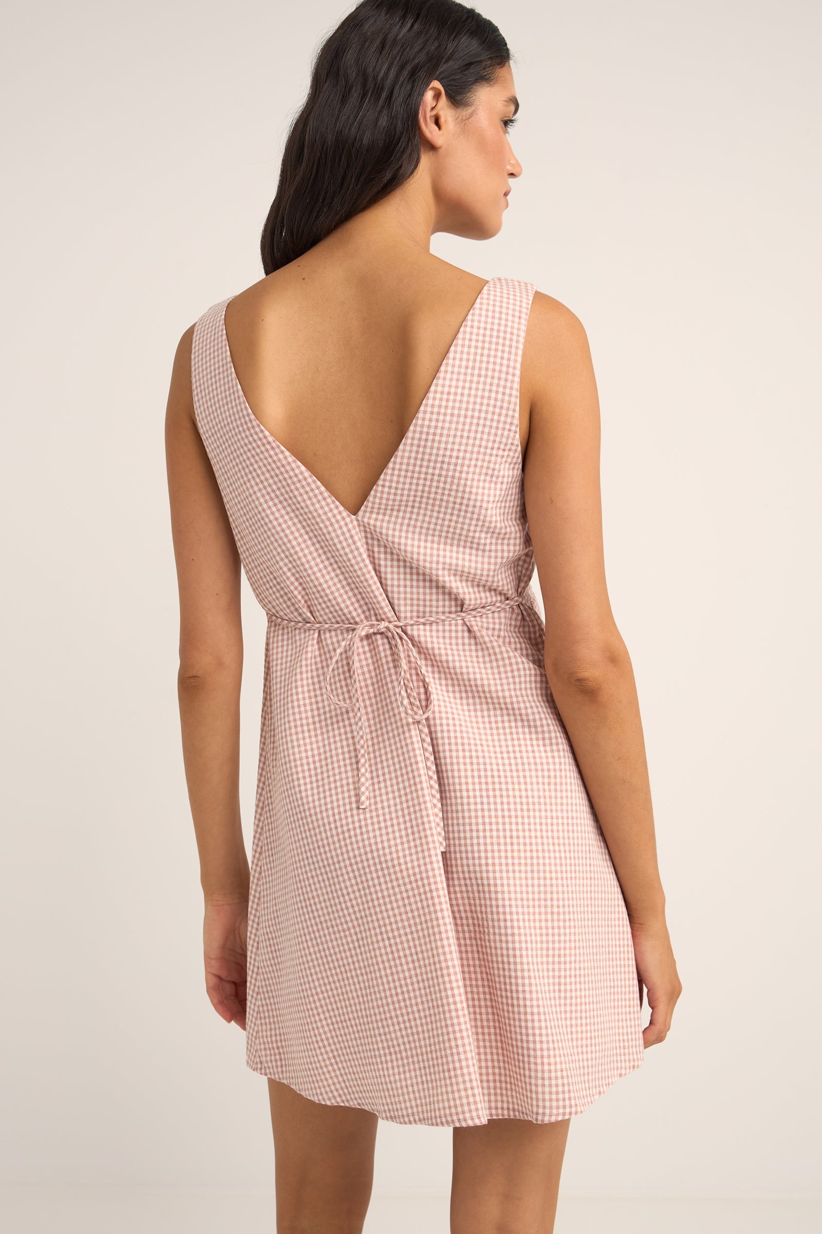 Rhythm Lola Check Mini Dress PIN S