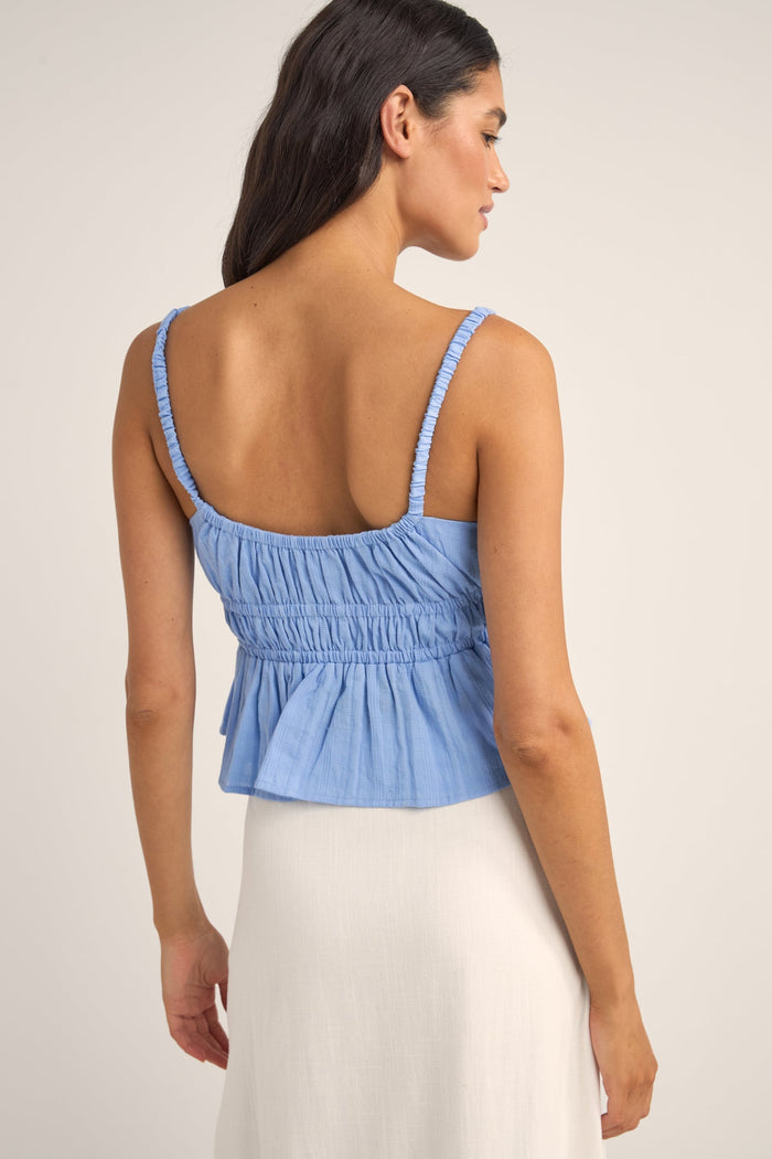 Rhythm Tyler Baby Doll Top COR S