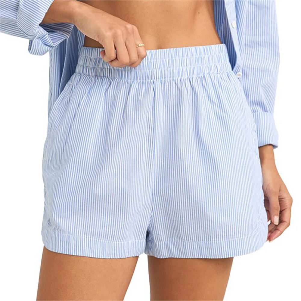 Rhythm Zephyr Stripe Short BLU L