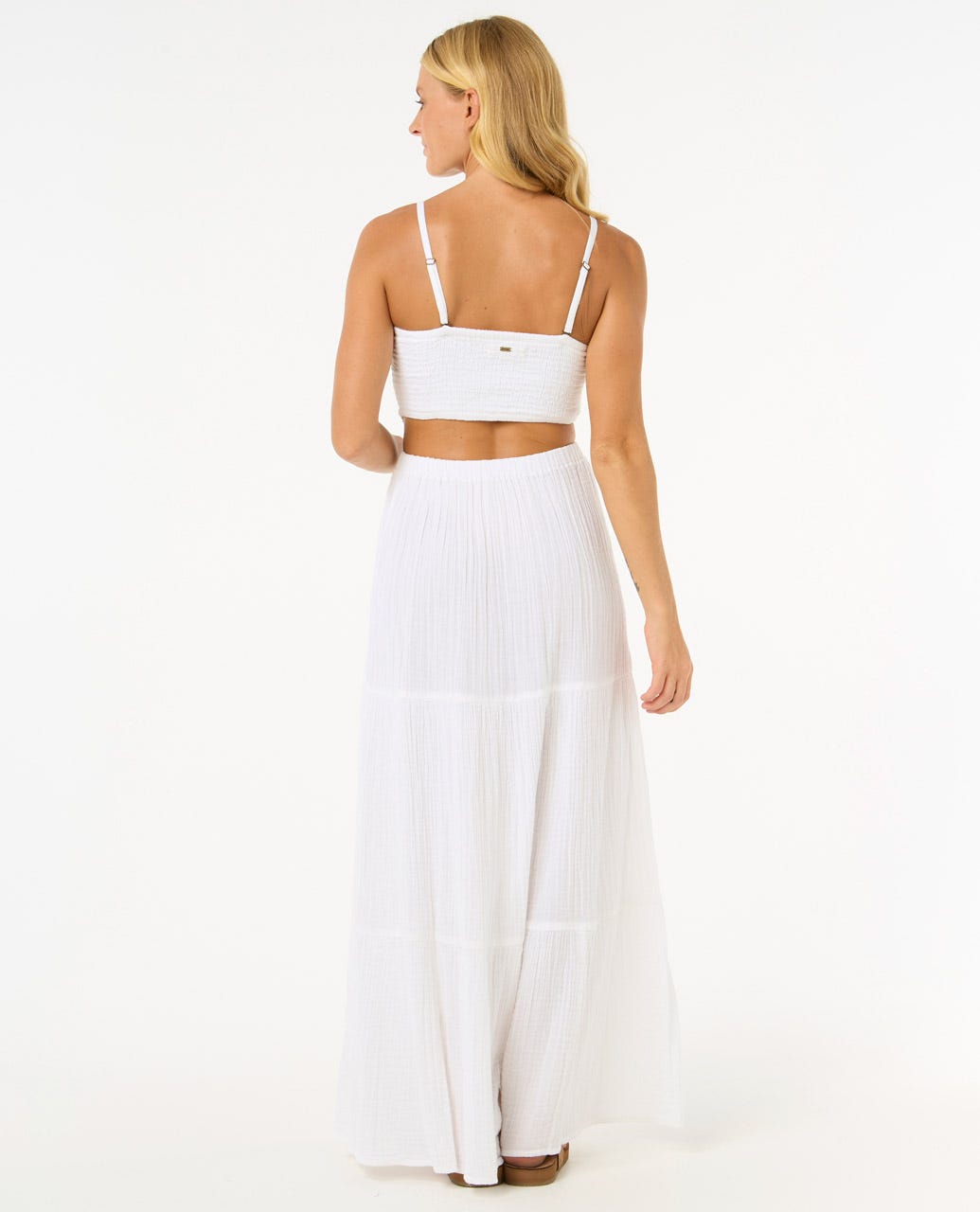 RIP CURL PREMIUM SURF MAXI DRESS 1000-White S