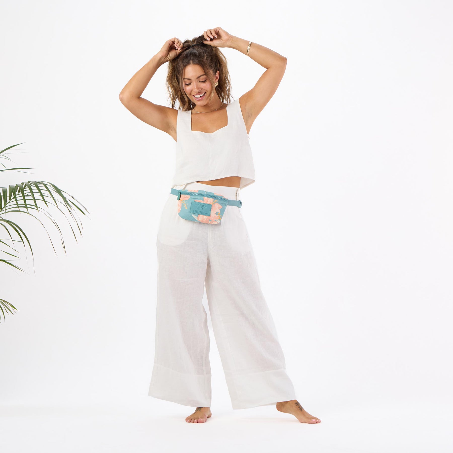 Aloha Adrift Mini Hip Pack - PinkSalt/Tide