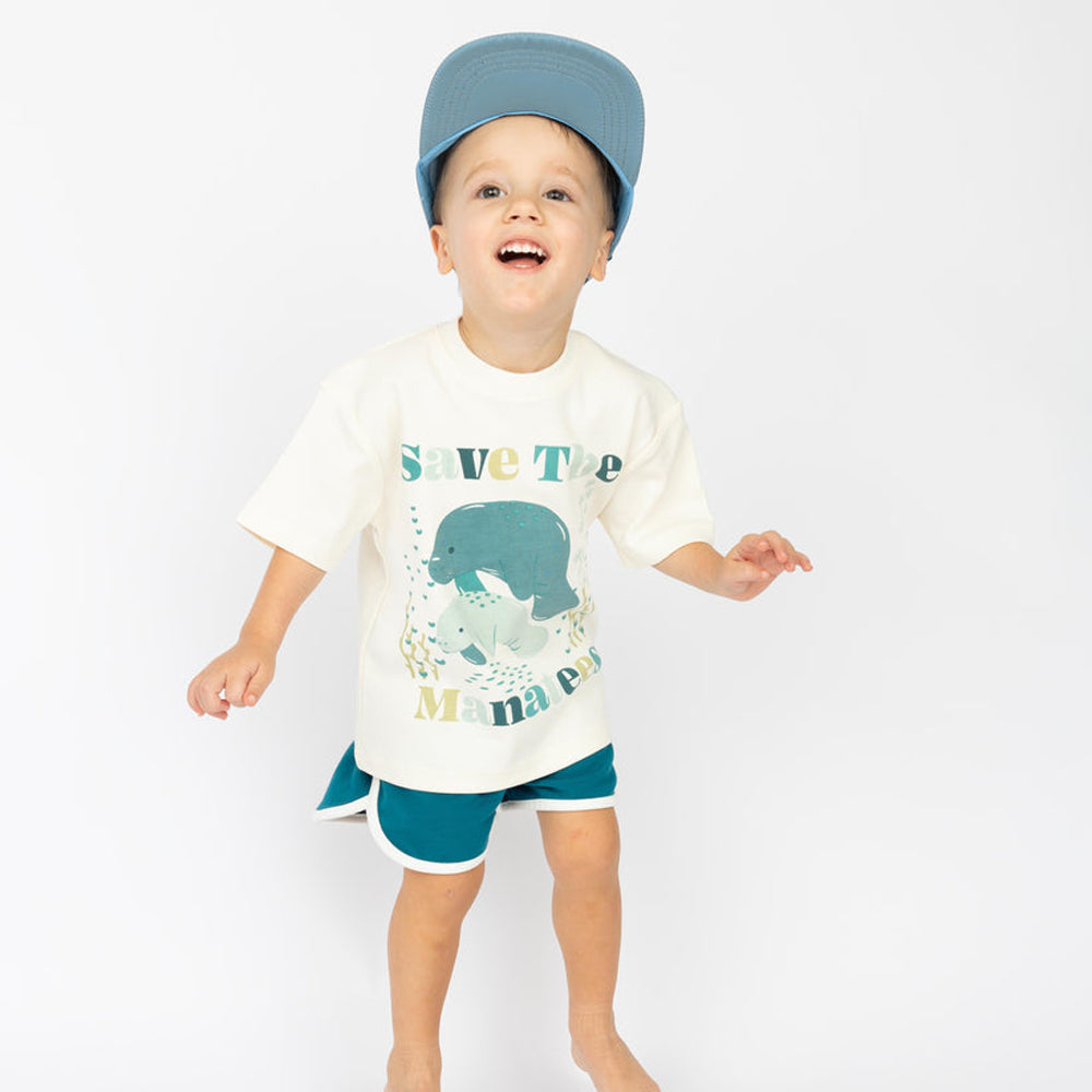 Emerson and Friends SS Tee SaveManatee 4/5T