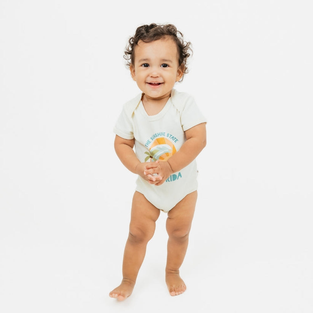 Emerson and Friends Baby Onesie FloridaSunshine 12-18M