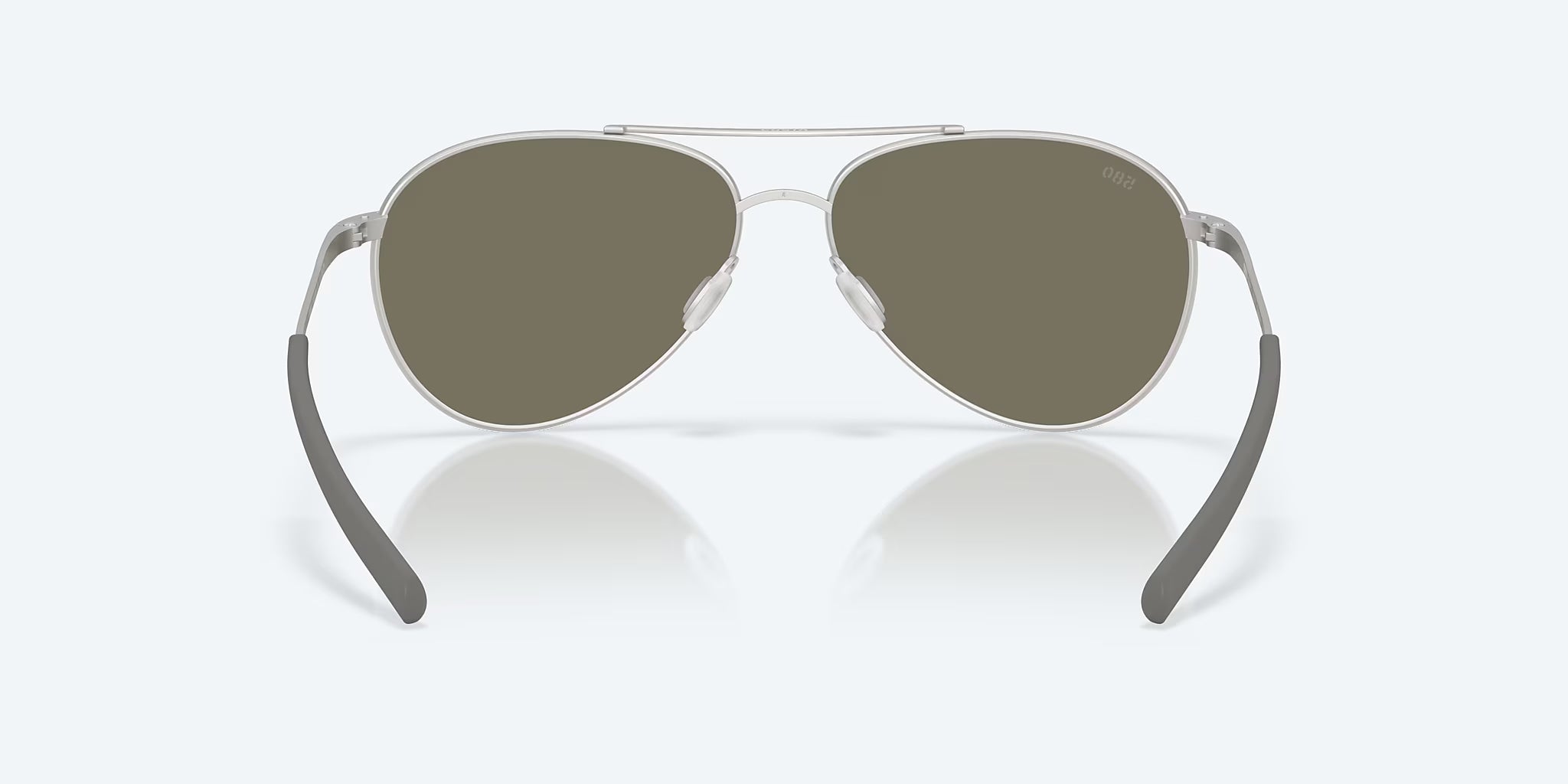 Costa Del Mar Piper Sunglasses SatinSilver BlueMirror 580G