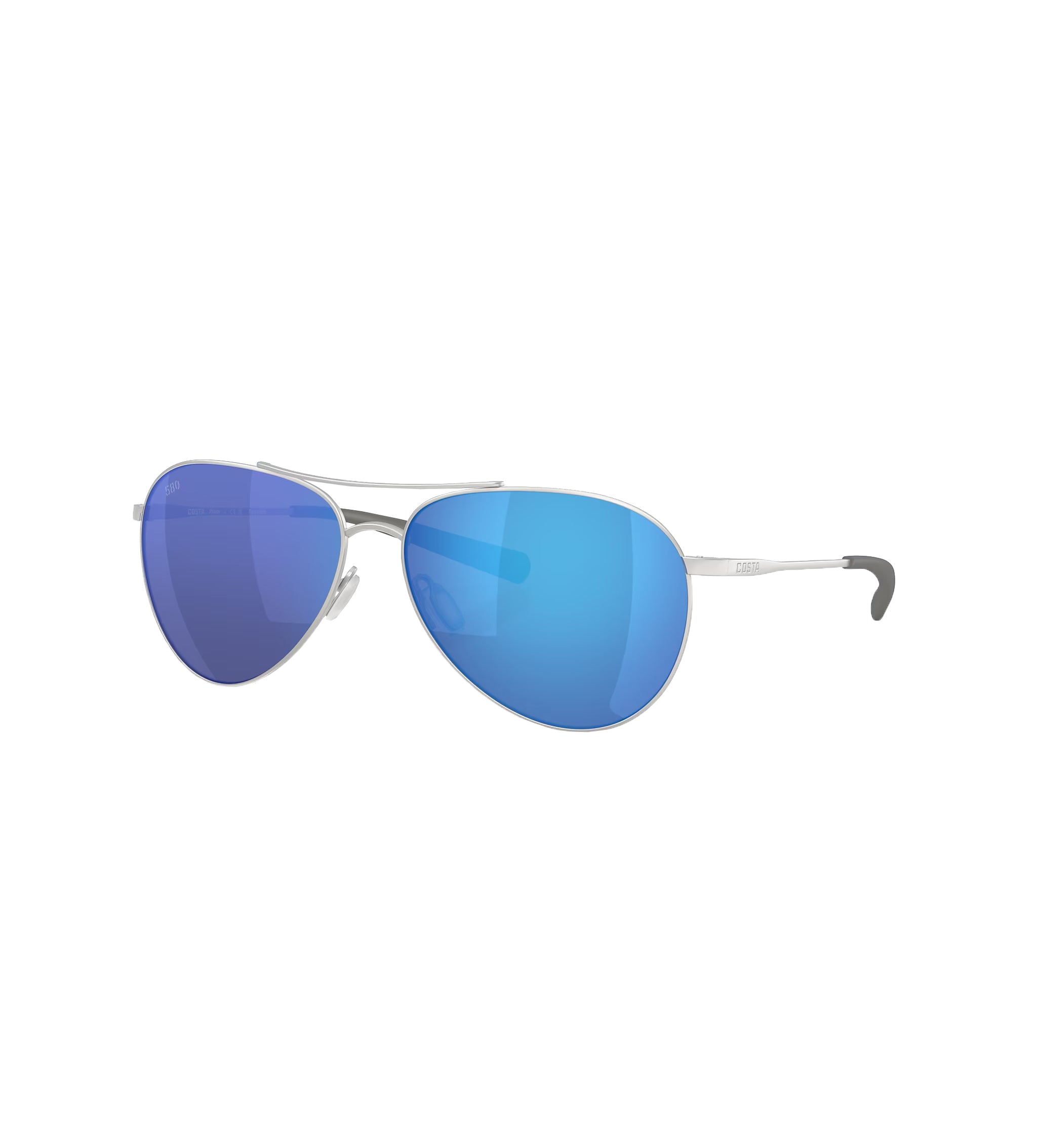 Costa Del Mar Piper Sunglasses SatinSilver BlueMirror 580G