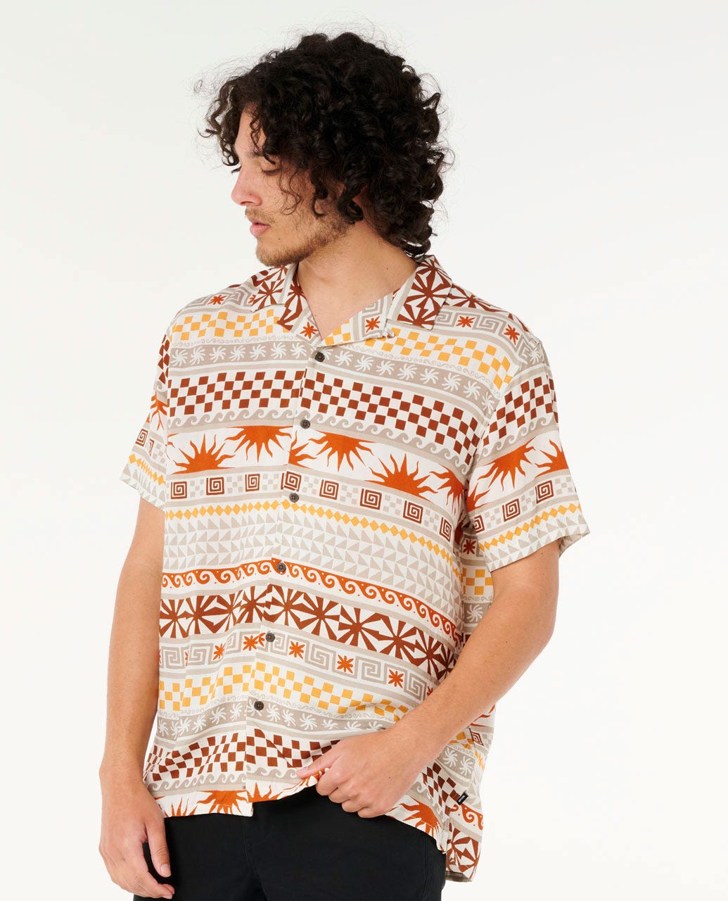 Rip Curl Fun Times SS Woven 1257-BurntOrange S