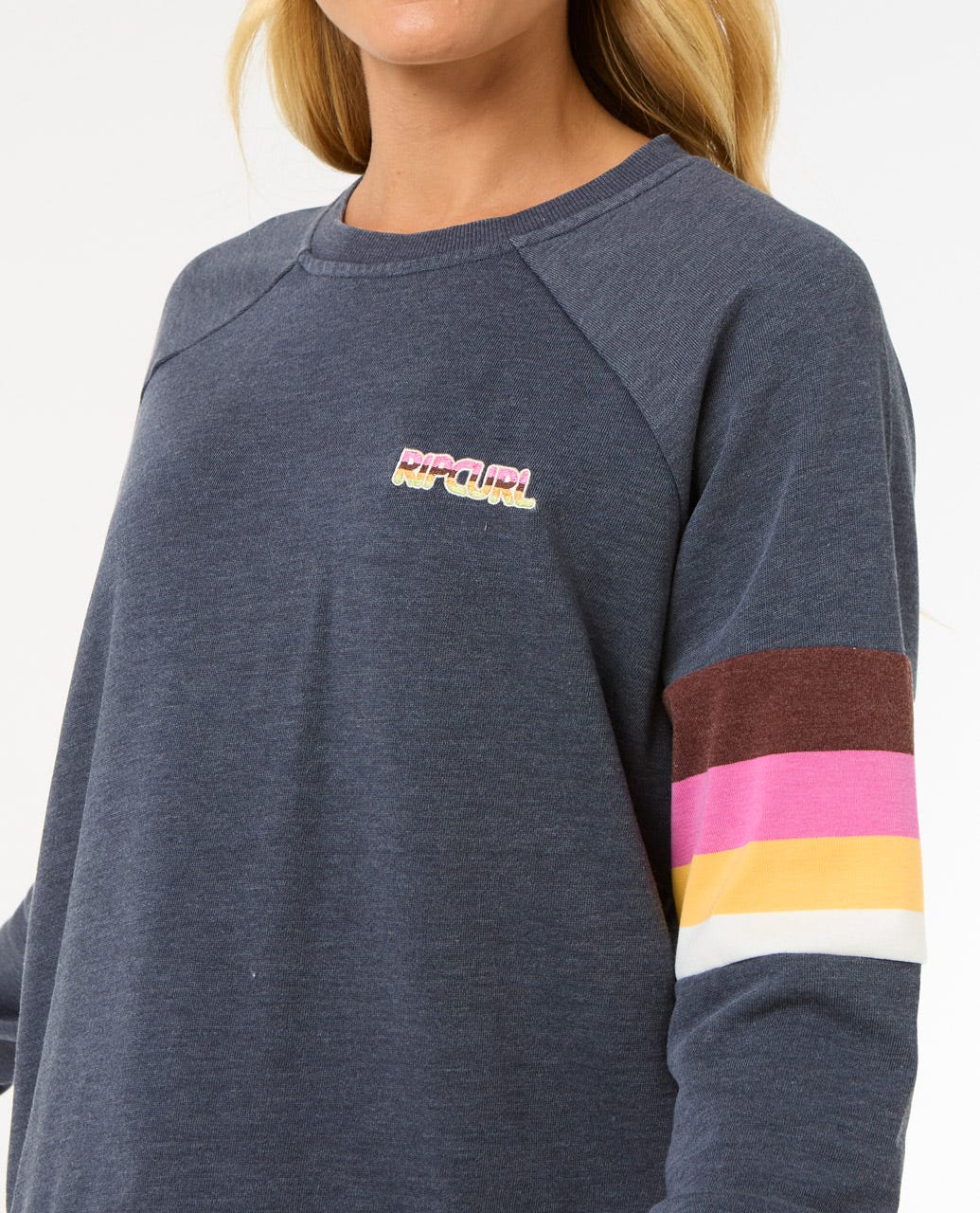 Rip Curl Las Dalias Raglan Crew 0049-Navy L