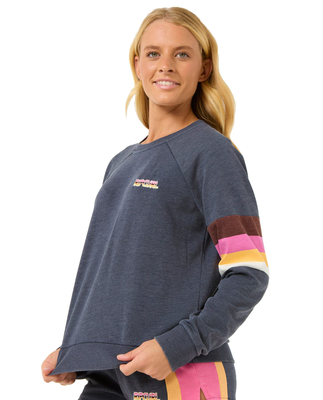 Rip Curl Las Dalias Raglan Crew 0049-Navy XS