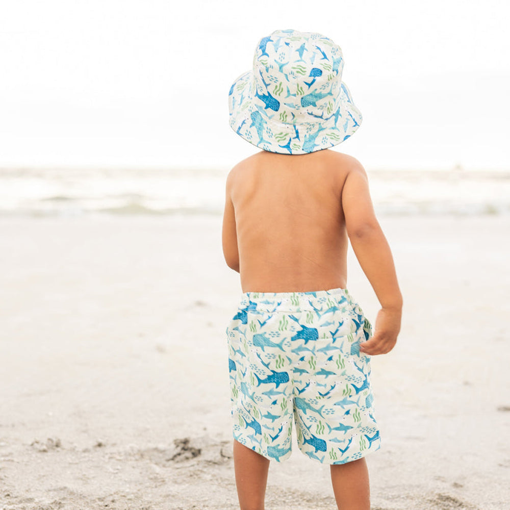 Emerson and Friends Boys Swim Trunks SharkFriends 8-9K