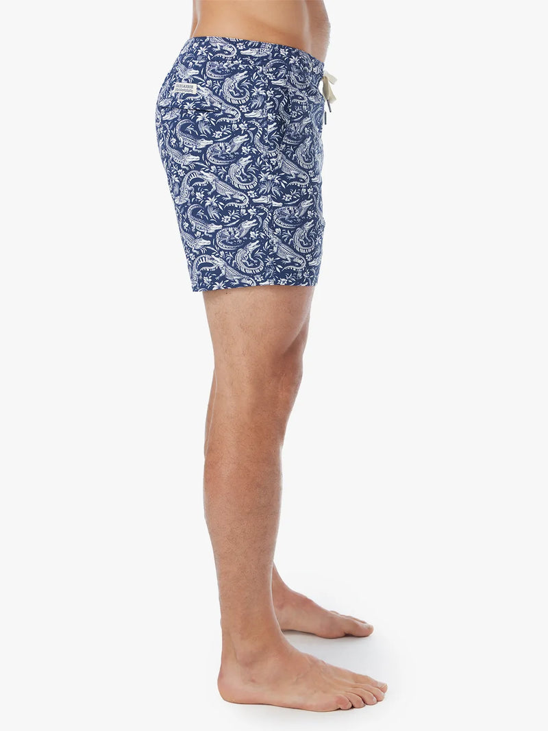 Fair Harbor The Bungalow Trunk NavyCrocodile XXL