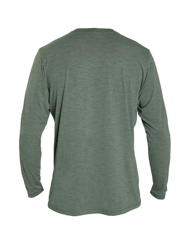 Anetik Low Pro Tech LS Tee DarkOliveHeather M