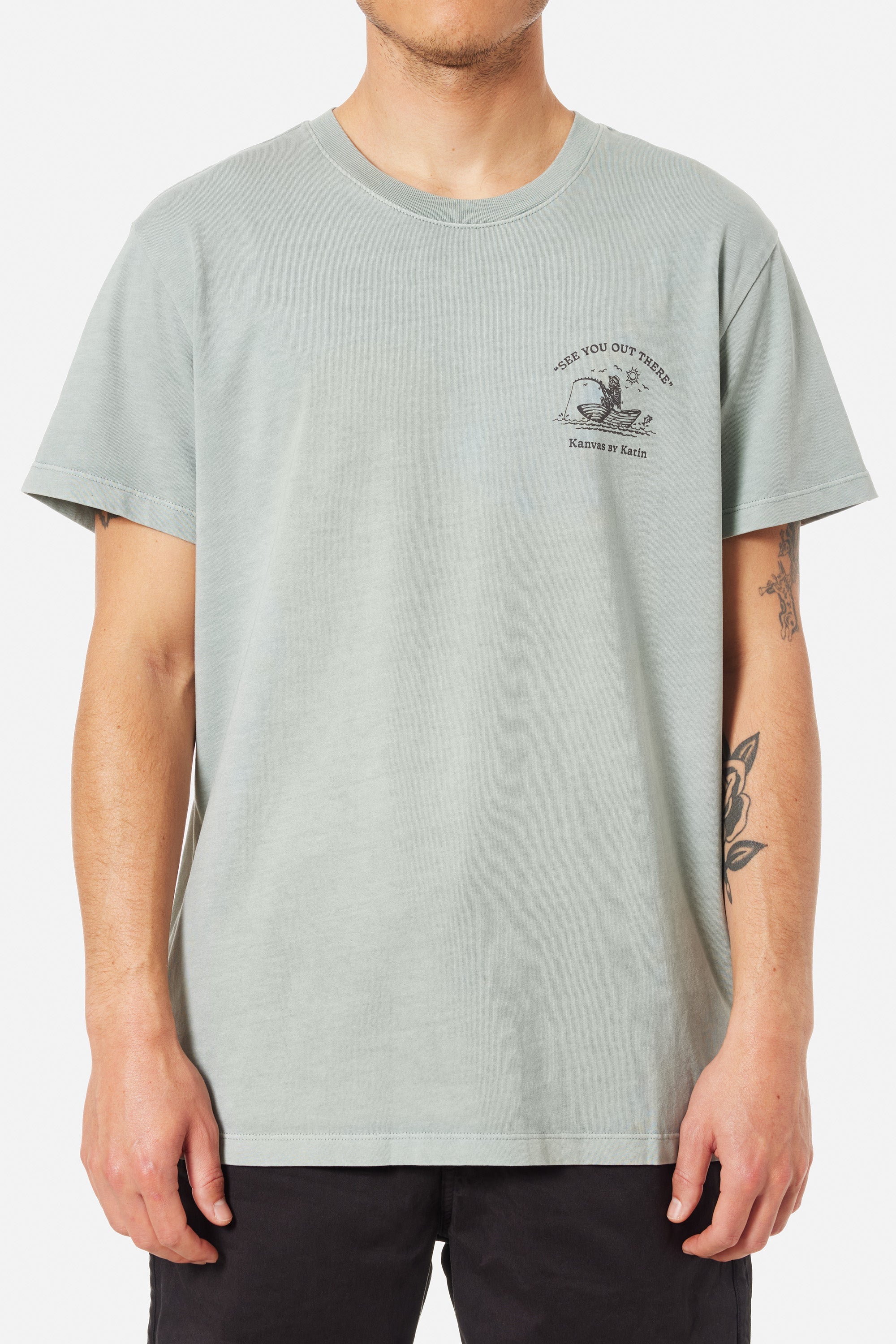 Katin Cast Off SS Tee ALOE PIGMENT DYE(ALPD) XXL