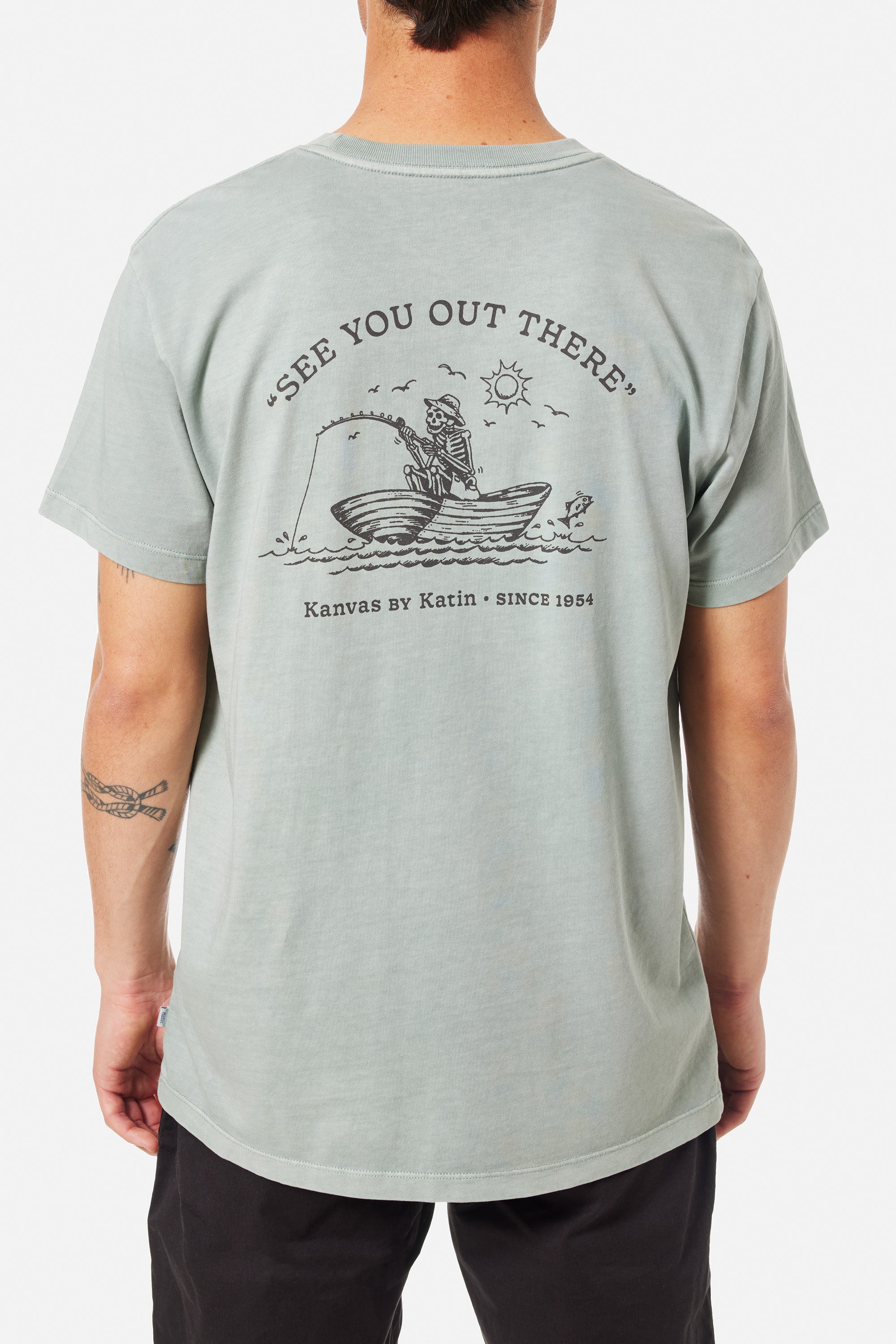 Katin Cast Off SS Tee ALOE PIGMENT DYE(ALPD) XXL