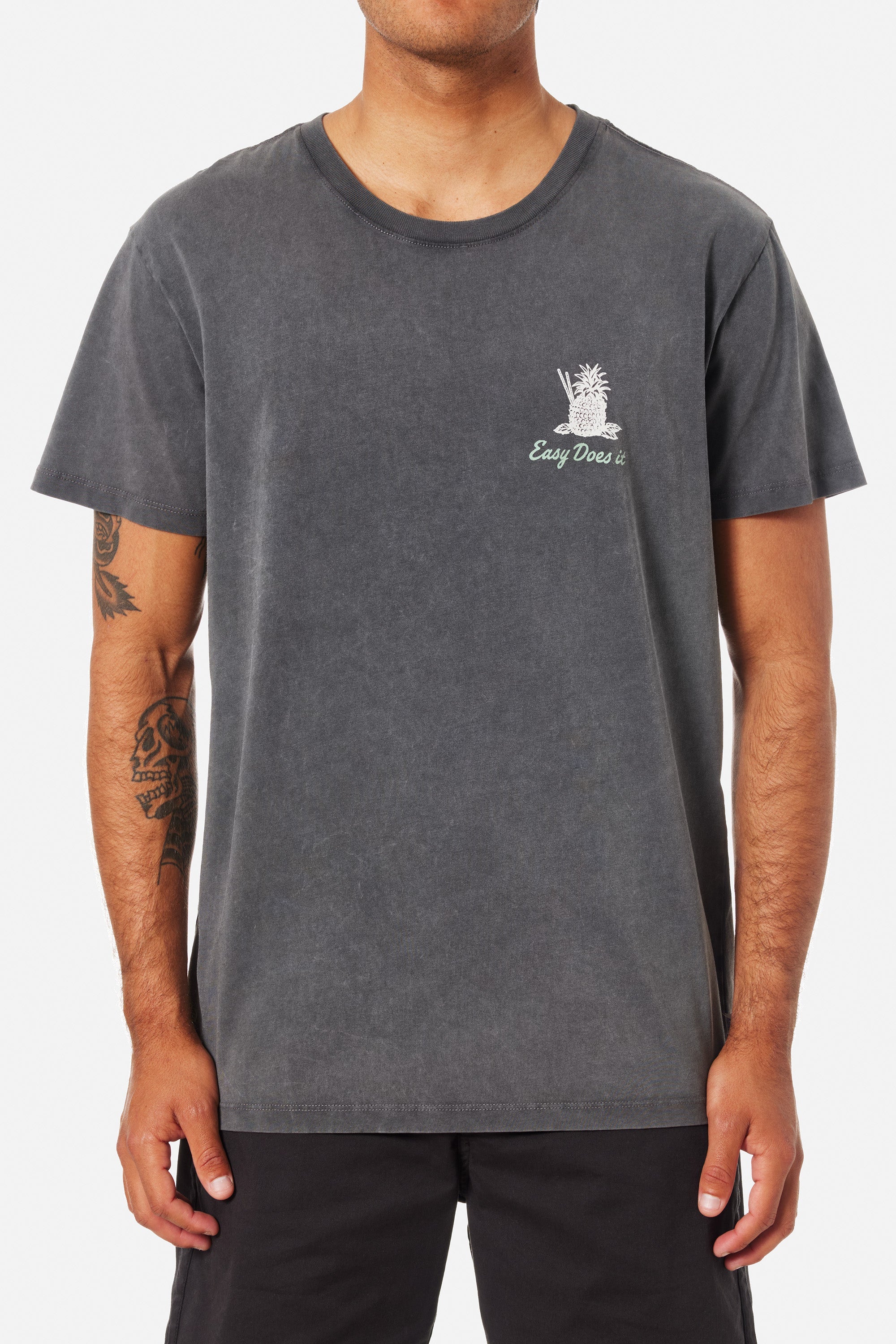 Katin Pina SS Tee BLACK SAND WASH (BKSW) XXL