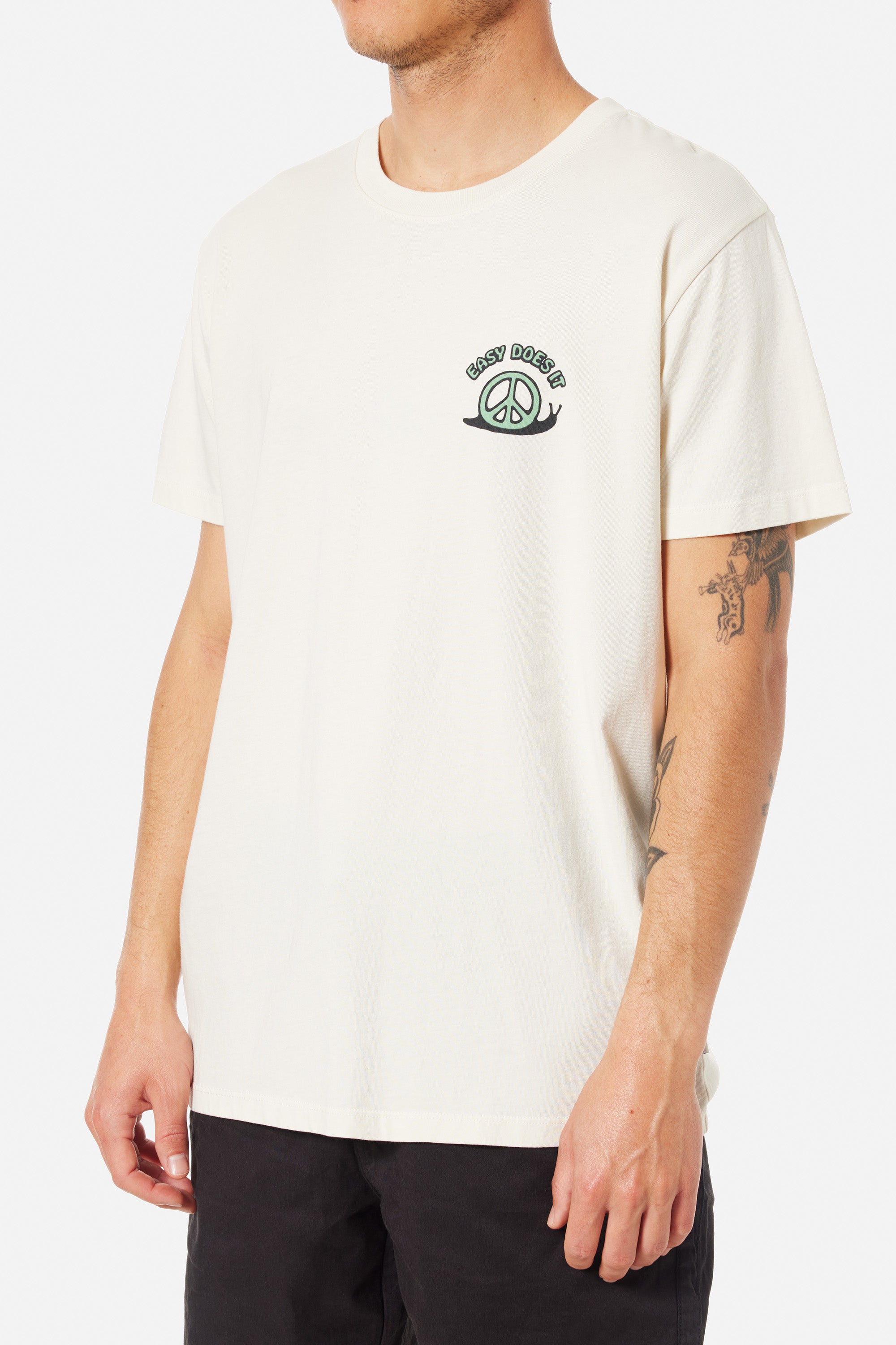 Katin Snail SS Tee VINTAGE WHITE (VWHT) L