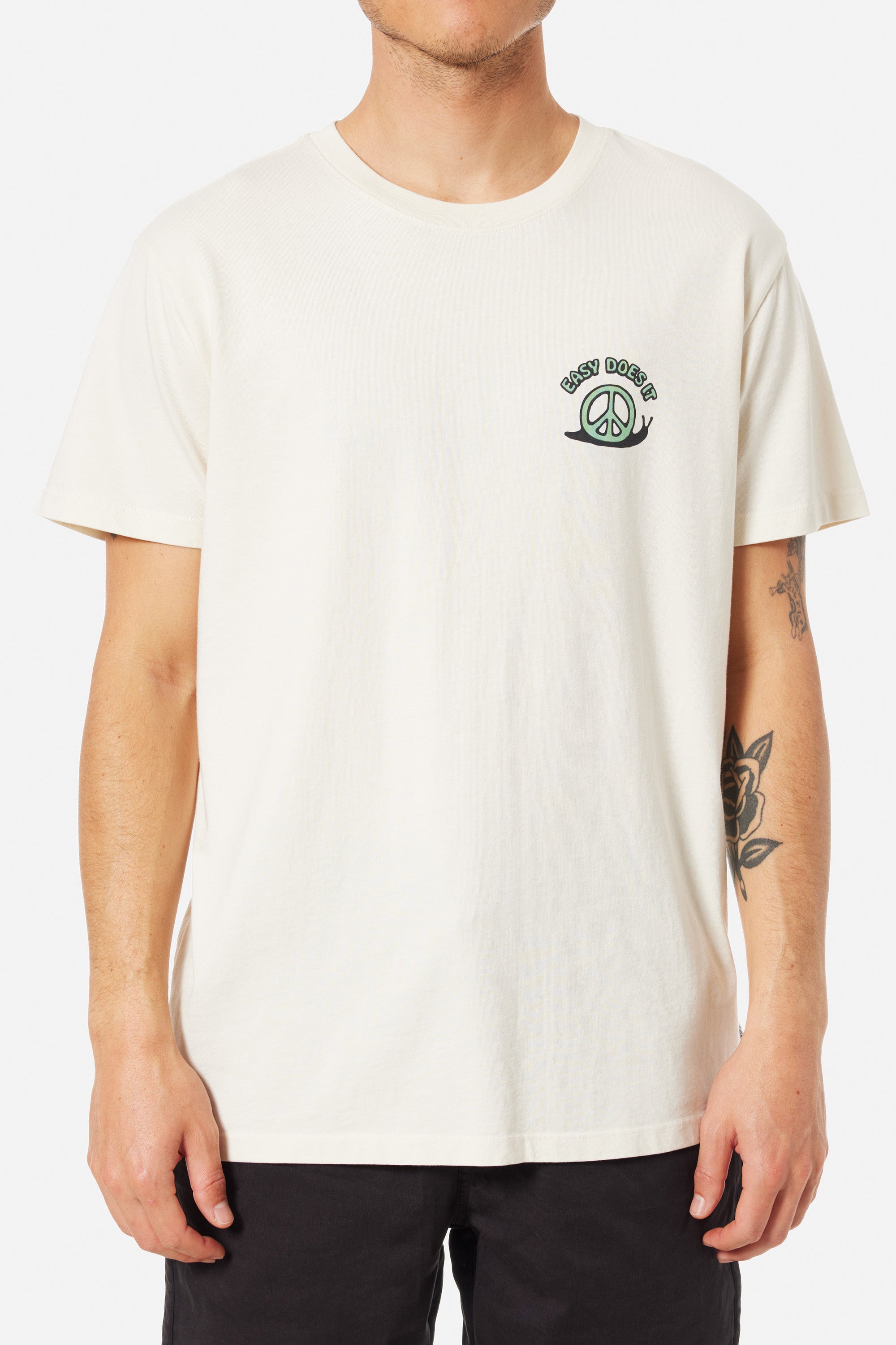 Katin Snail SS Tee VINTAGE WHITE (VWHT) L