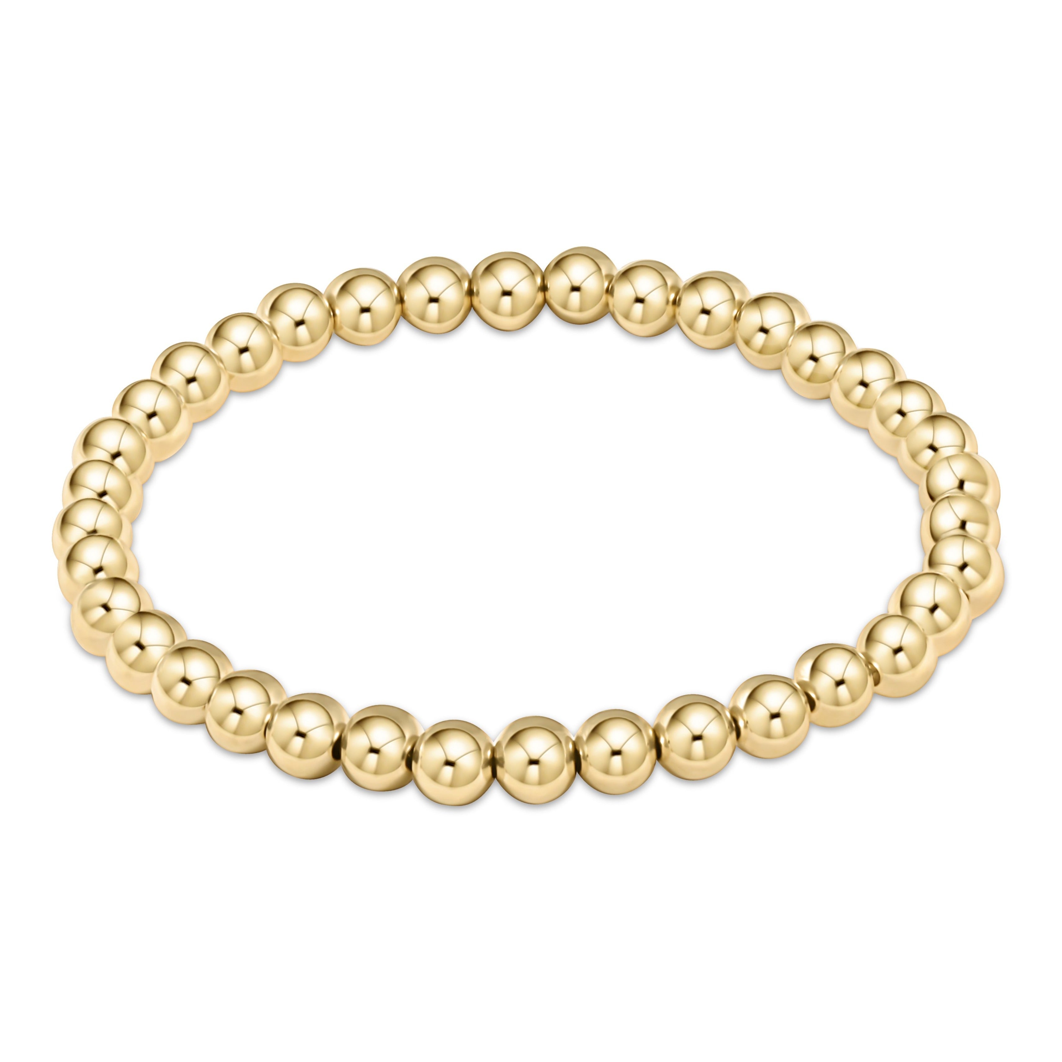 Enewton Classic Gold Bead Bracelet 5mm