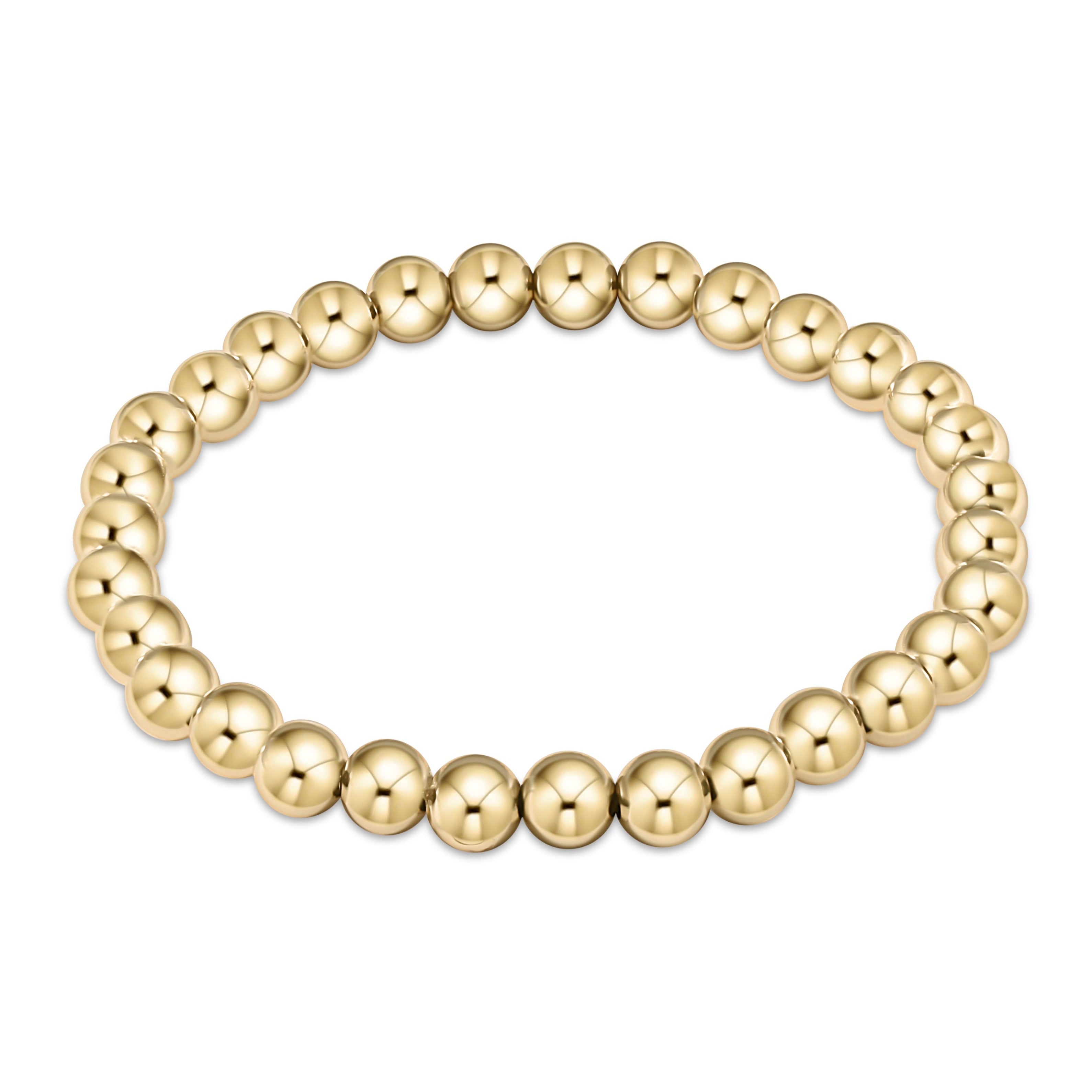 Enewton Classic Gold Bead Bracelet 6mm