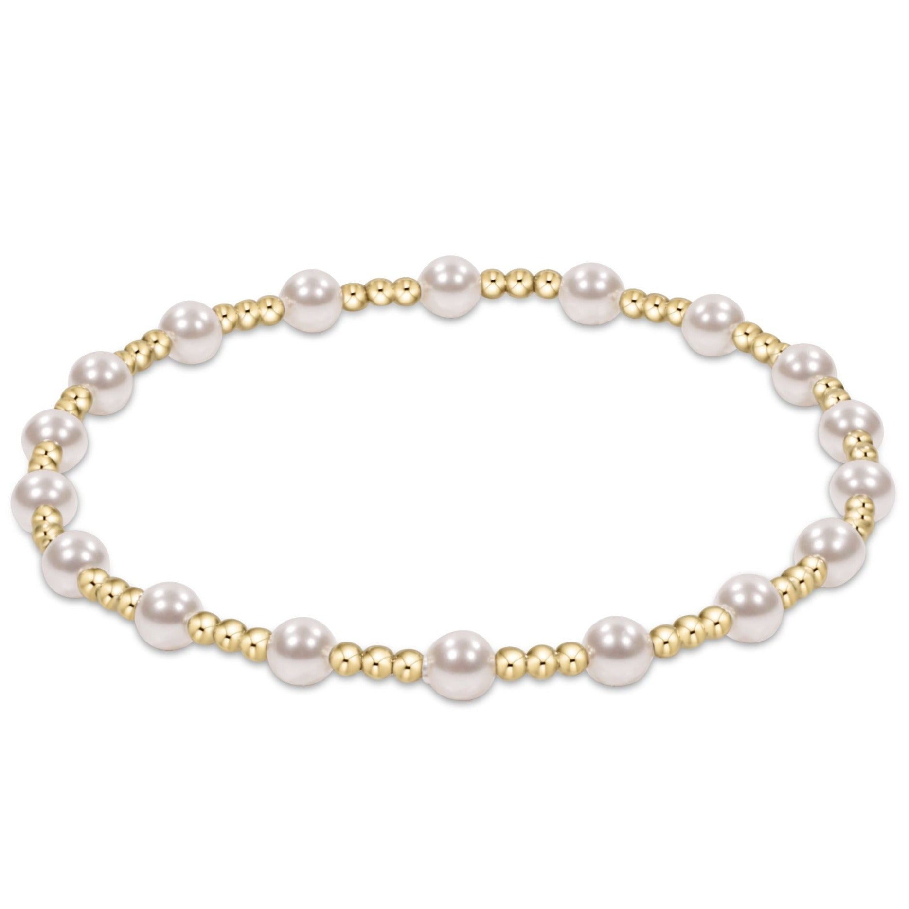 Enewton Classic Pearl Beaded Bracelet Sincerity 4mm