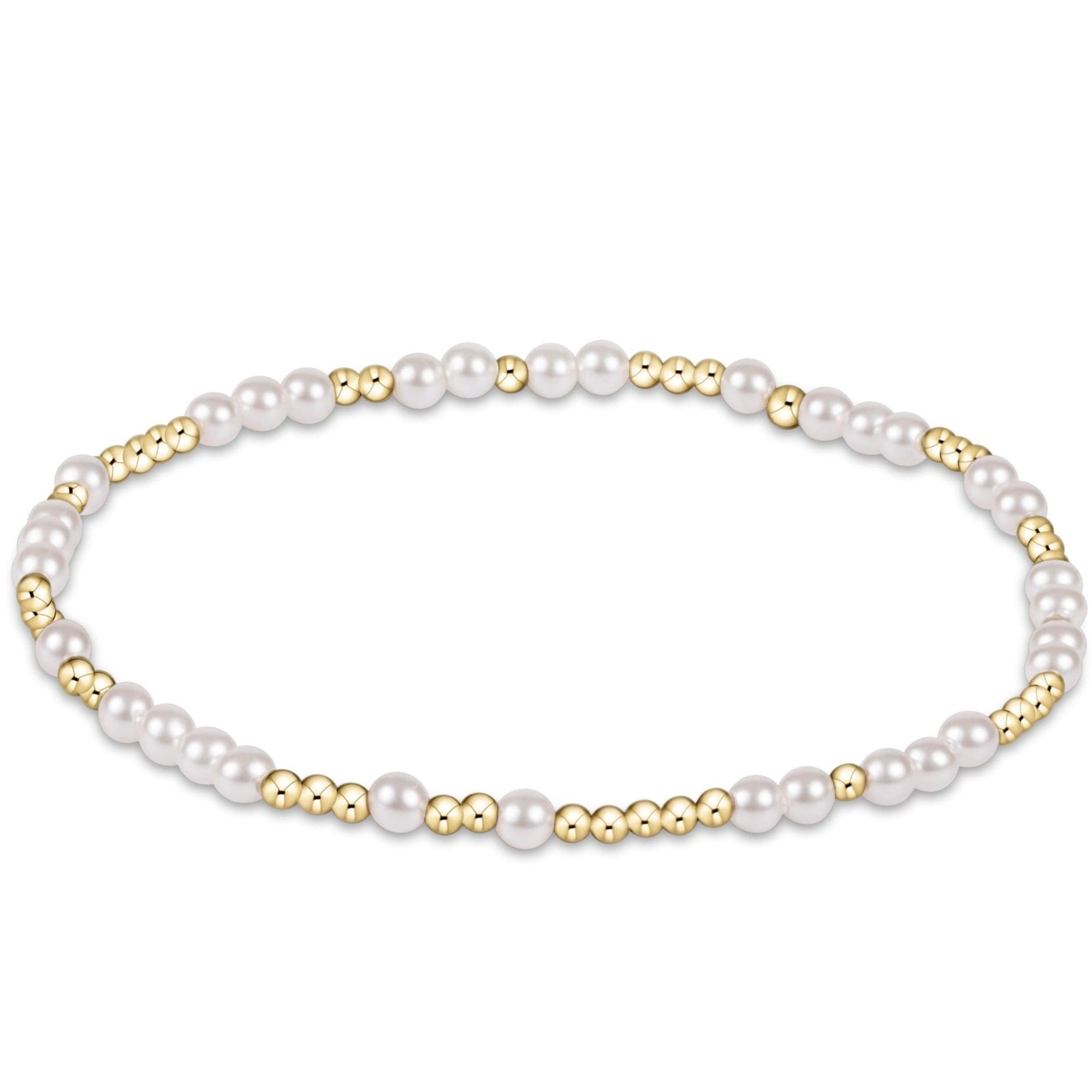 Enewton Classic Pearl Beaded Bracelet HopeUnwritten 3mm