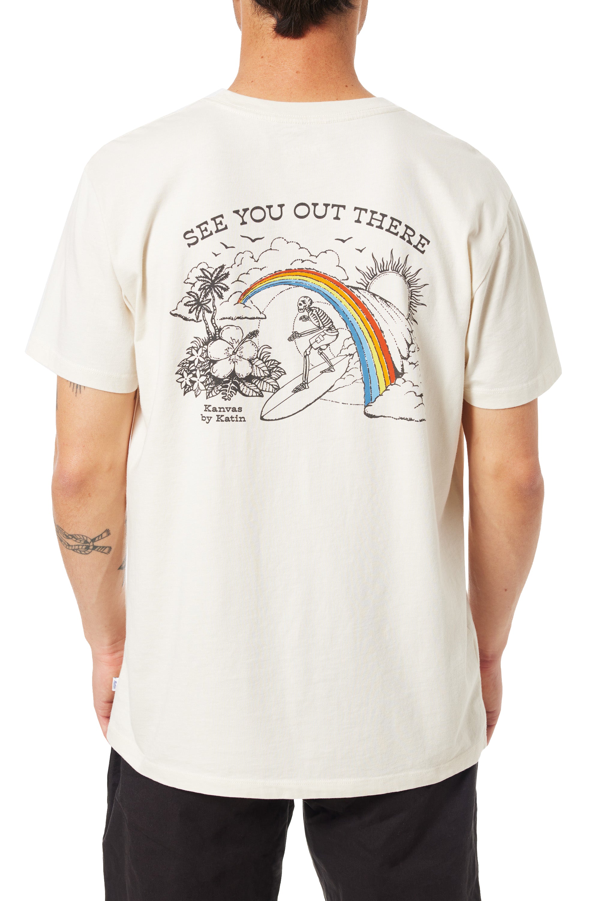 KATIN SHANGRI-LA TEE VINTAGE WHITE (VWHT) L