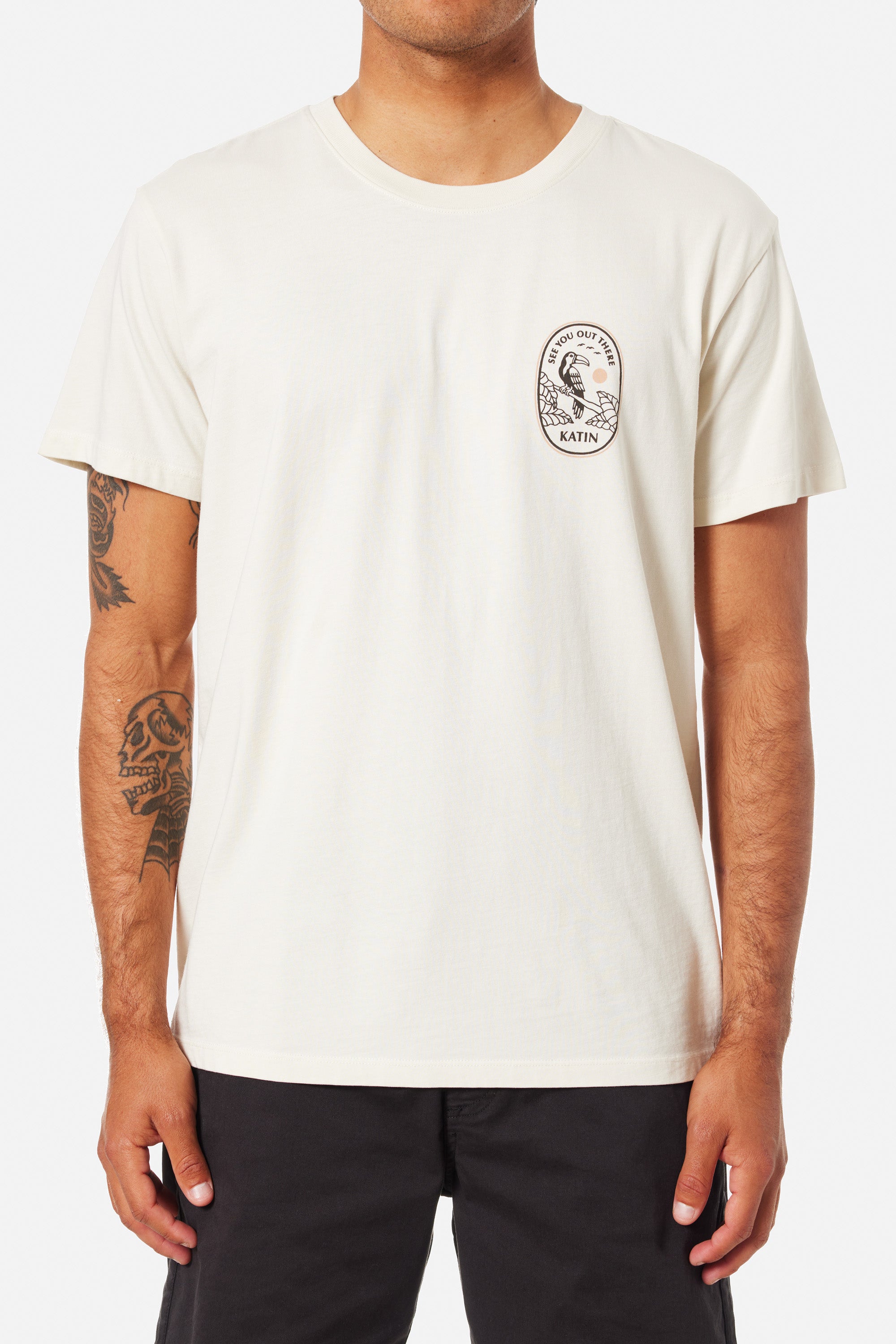 Katin Borneo Tee VINTAGE WHITE (VWHT) L