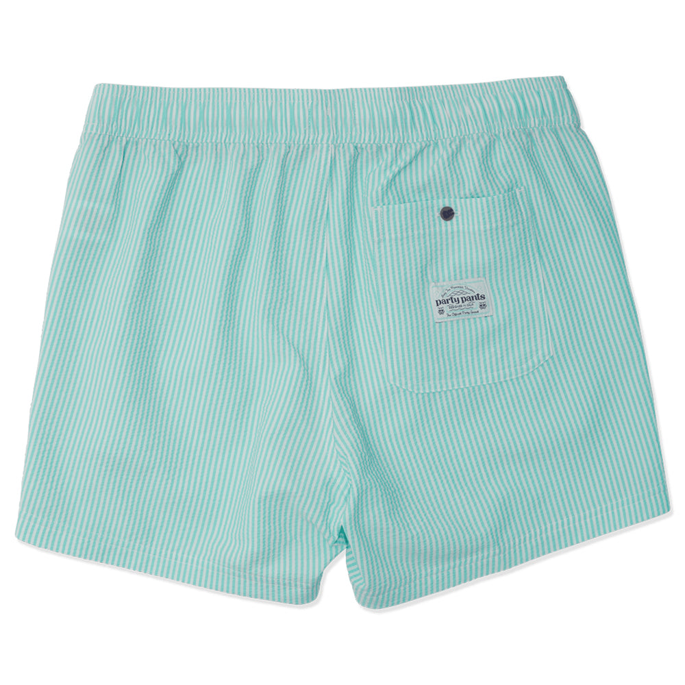 Party Pants Chapter Party Striped Short ARBL-ArubaBlue XL