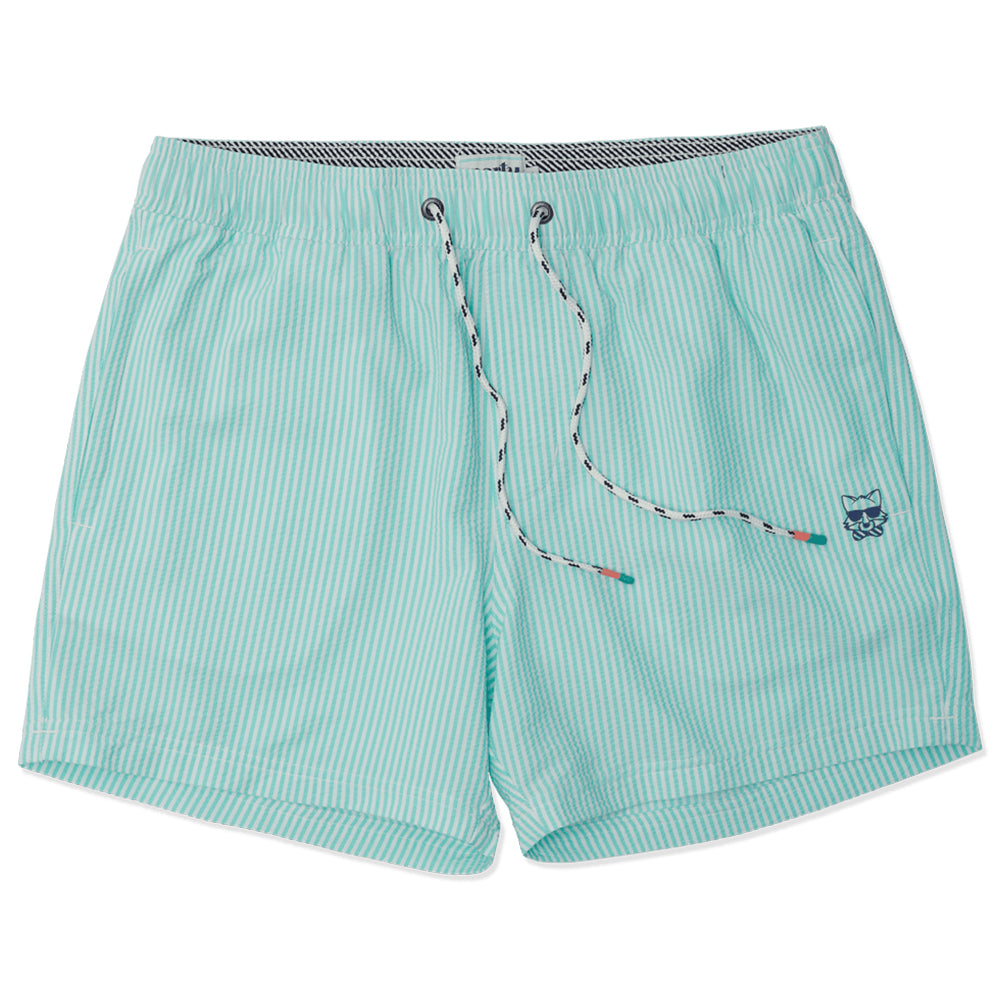 Party Pants Chapter Party Striped Short ARBL-ArubaBlue XL