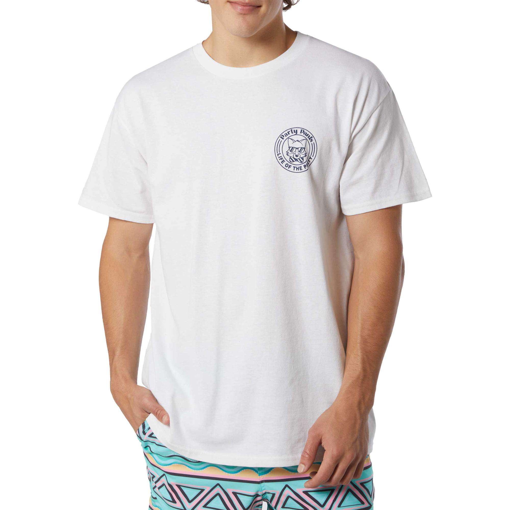Party Pants Brewtiful SS Tee WHT M