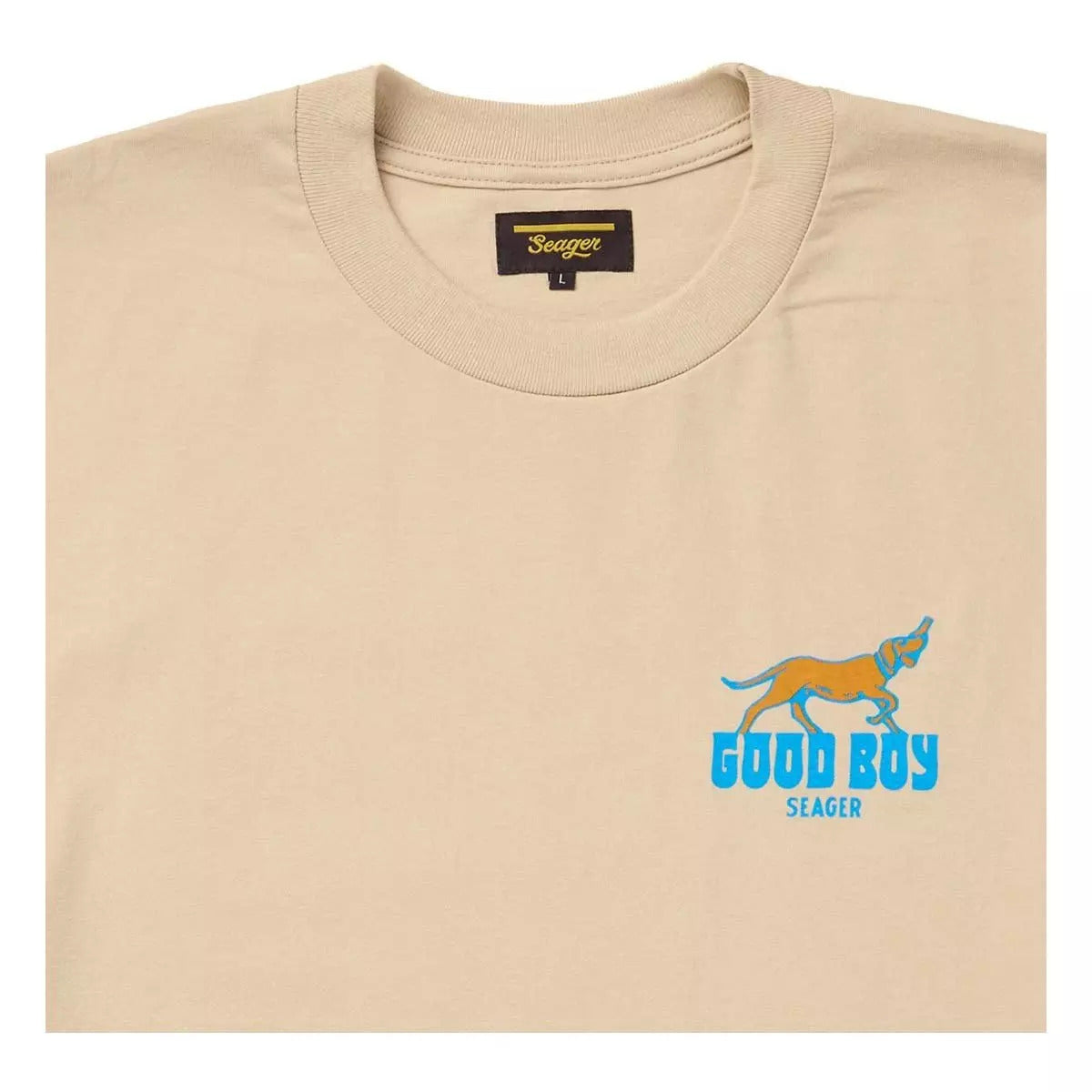 Seager Good Boy SS Tee Cream S
