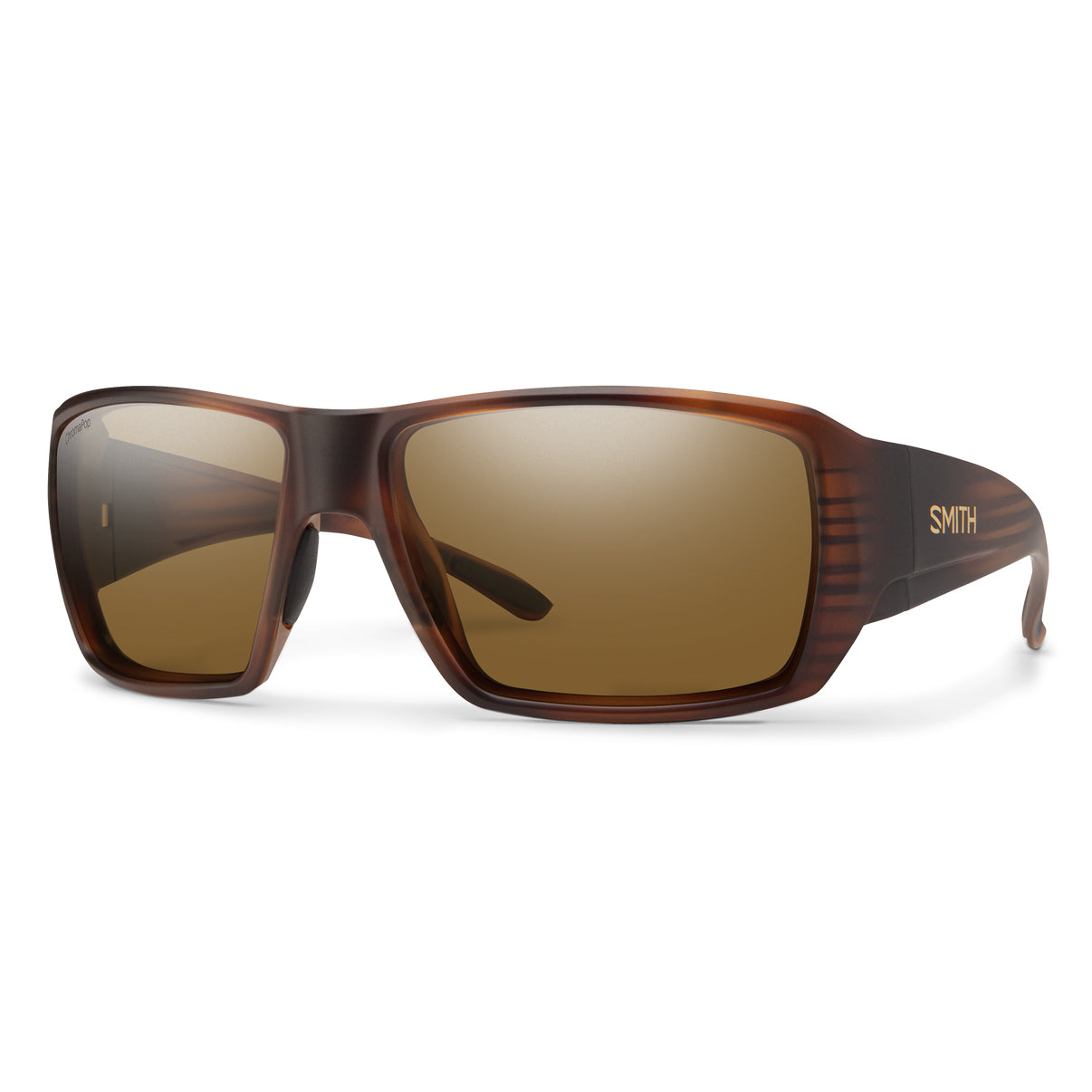 Smith Guides Choice S Polarized Sunglasses MatteTortoise Brown ChromaPopGlass