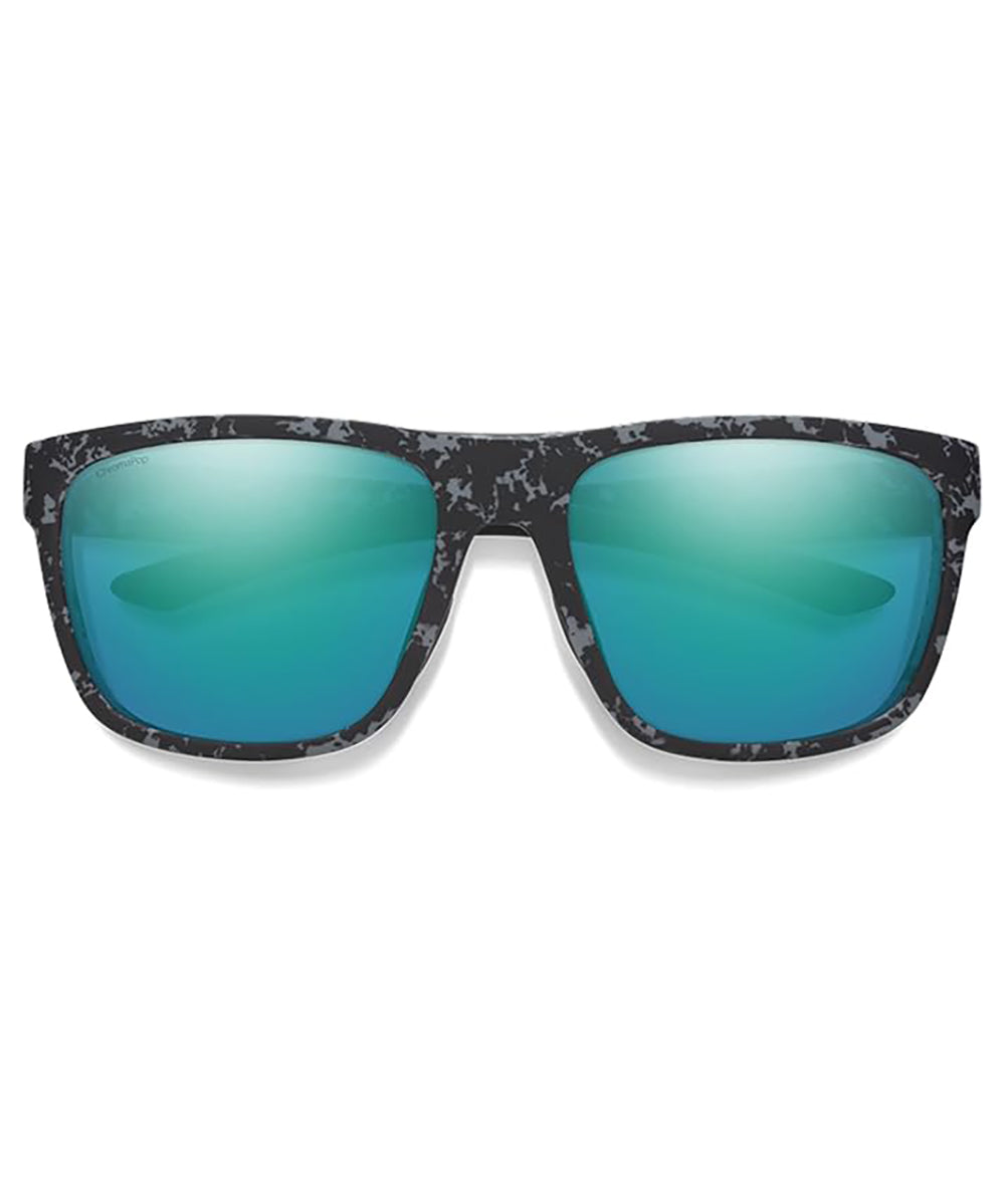 Smith Barra Polarized Sunglasses MatteBlack Ash MRB OpalMirror Square