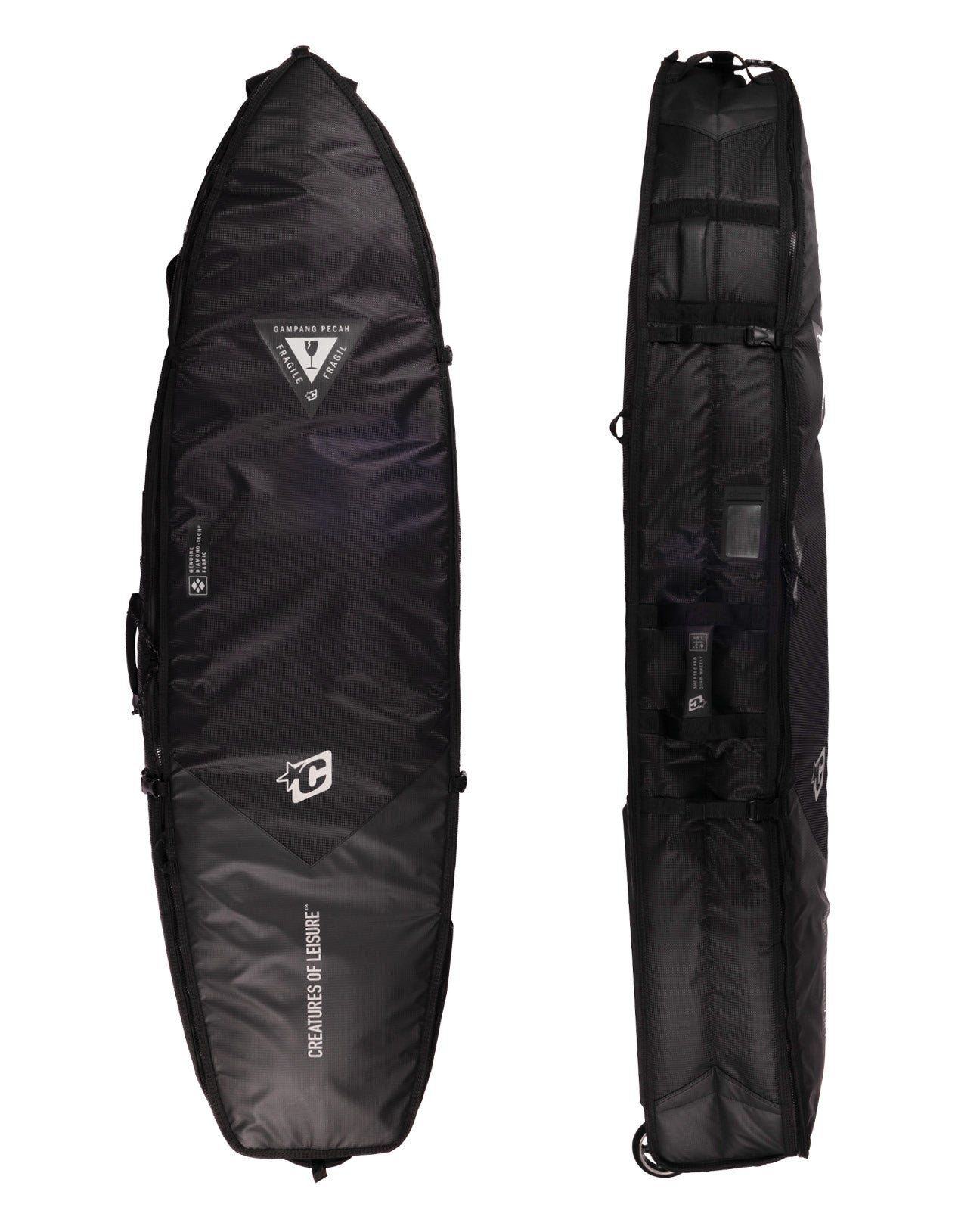 Creatures of Leisure Quad Wheely Shortboard Boardbag