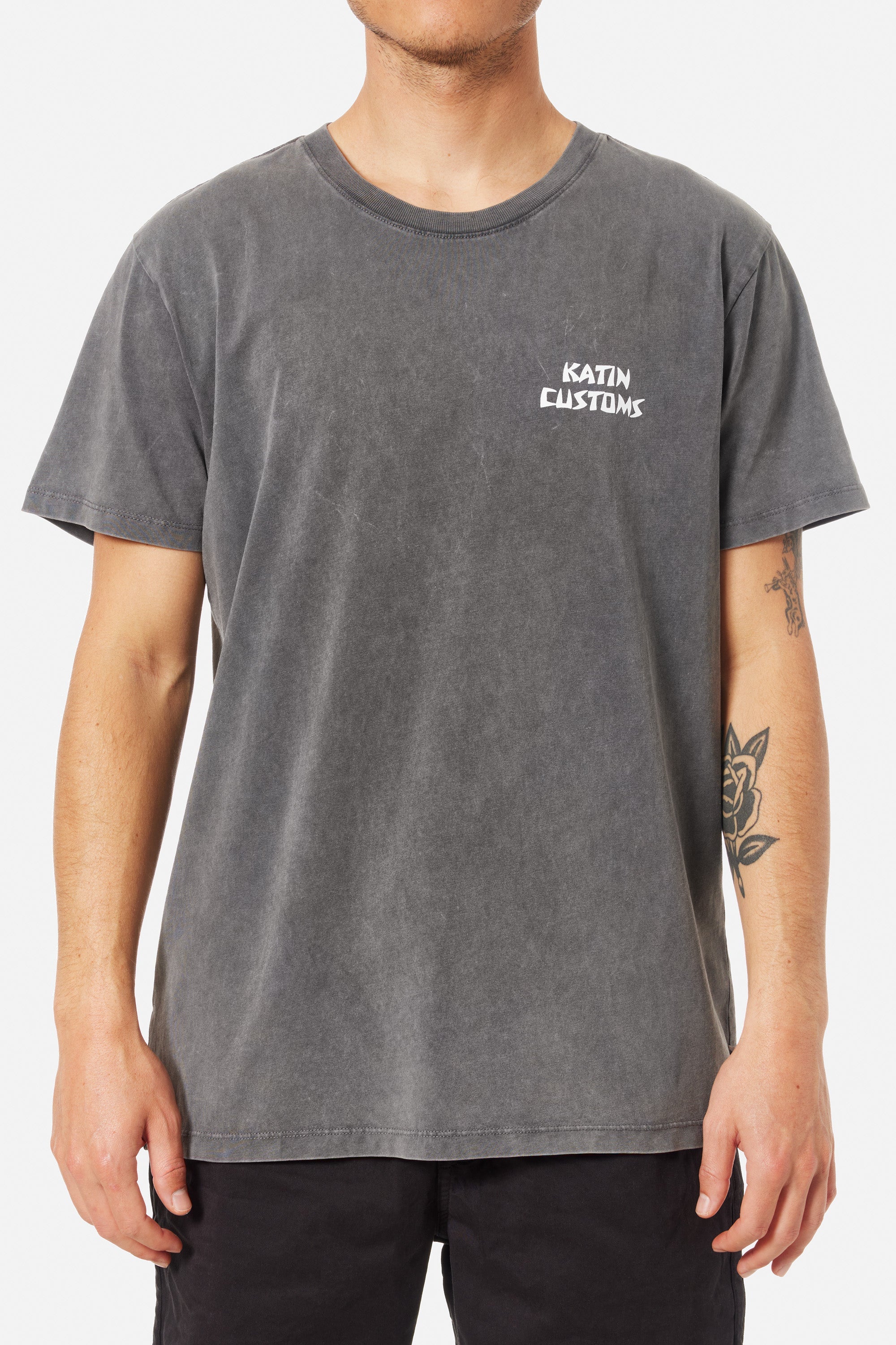Katin Venice Washed SS Tee Black Sand XL
