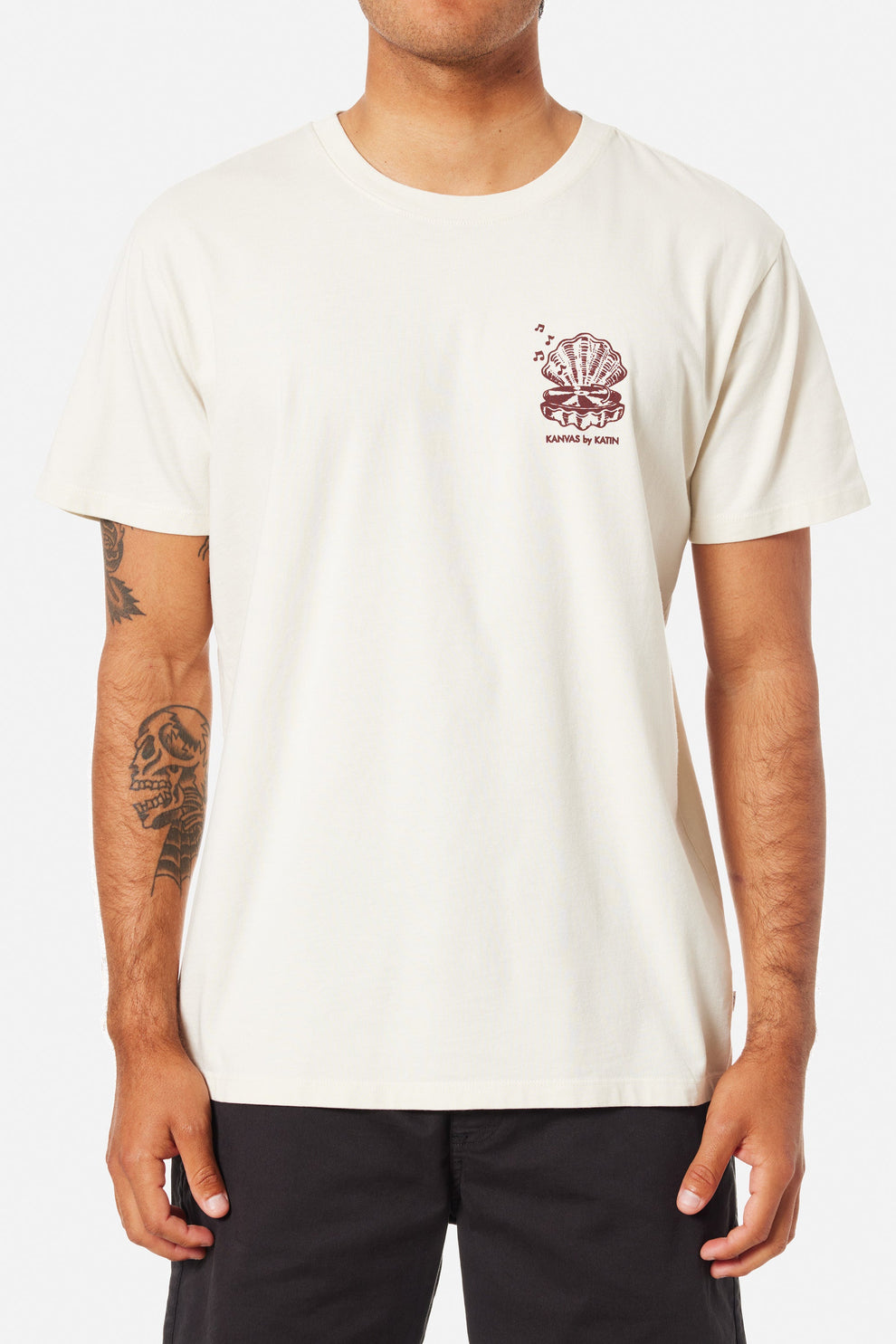 Katin Vibrations SS Tee VintageWhite-VWHT M