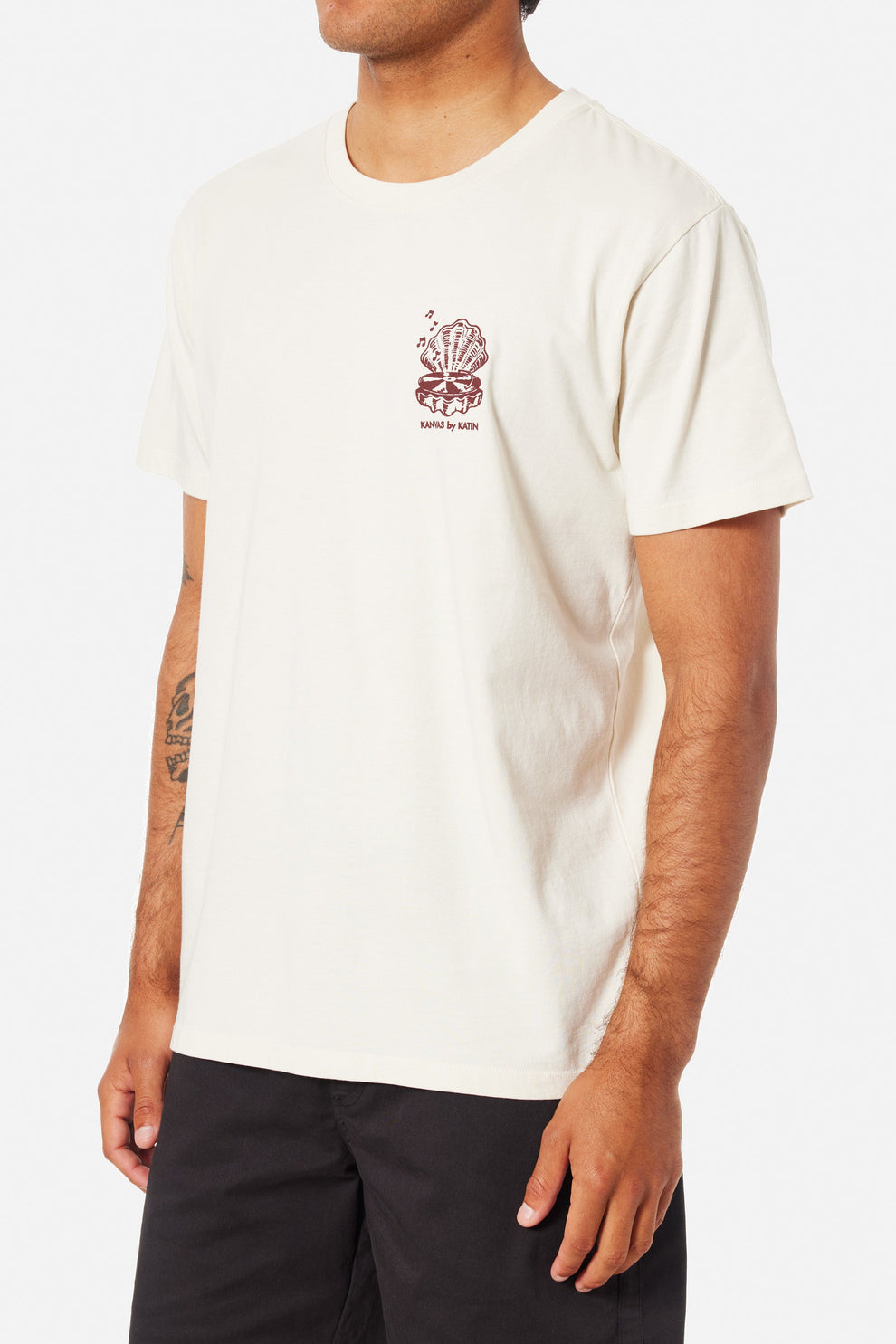 Katin Vibrations SS Tee VintageWhite-VWHT XL