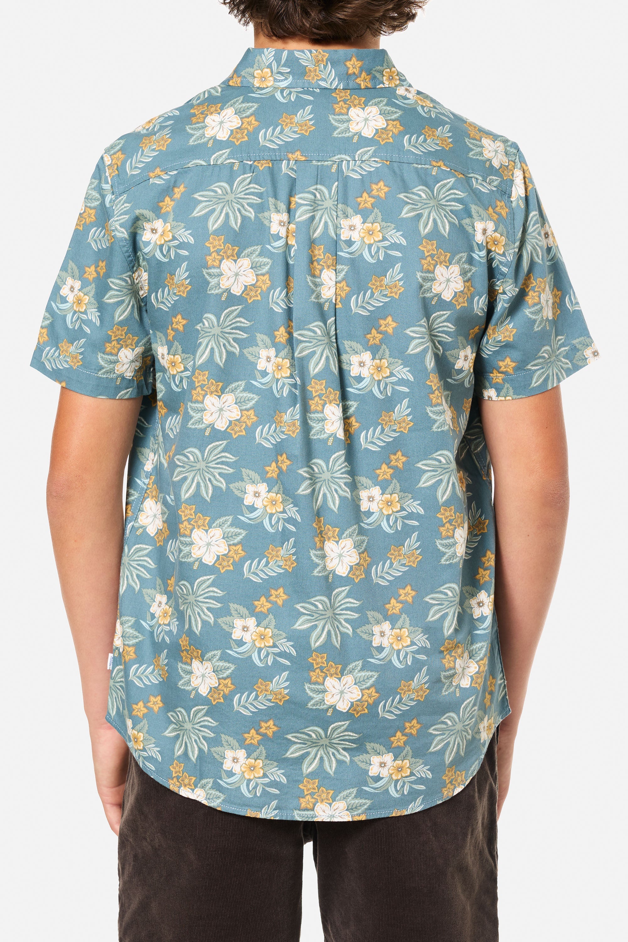 Katin Benji SS Woven Shirt AtlanticGreen-ATGR XL