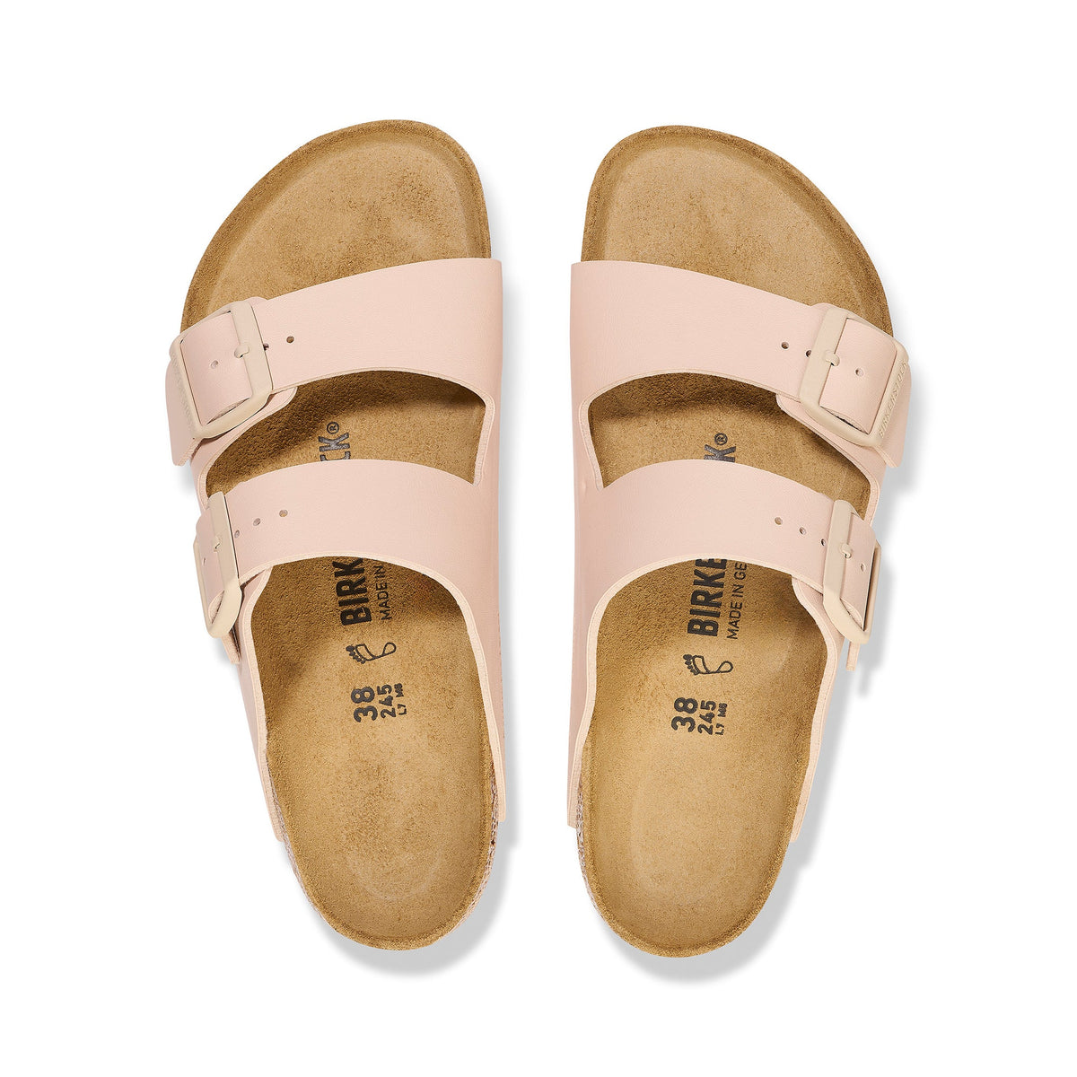 Birkenstock Arizona Womens Sandal Birko-Flor-New Beige 7
