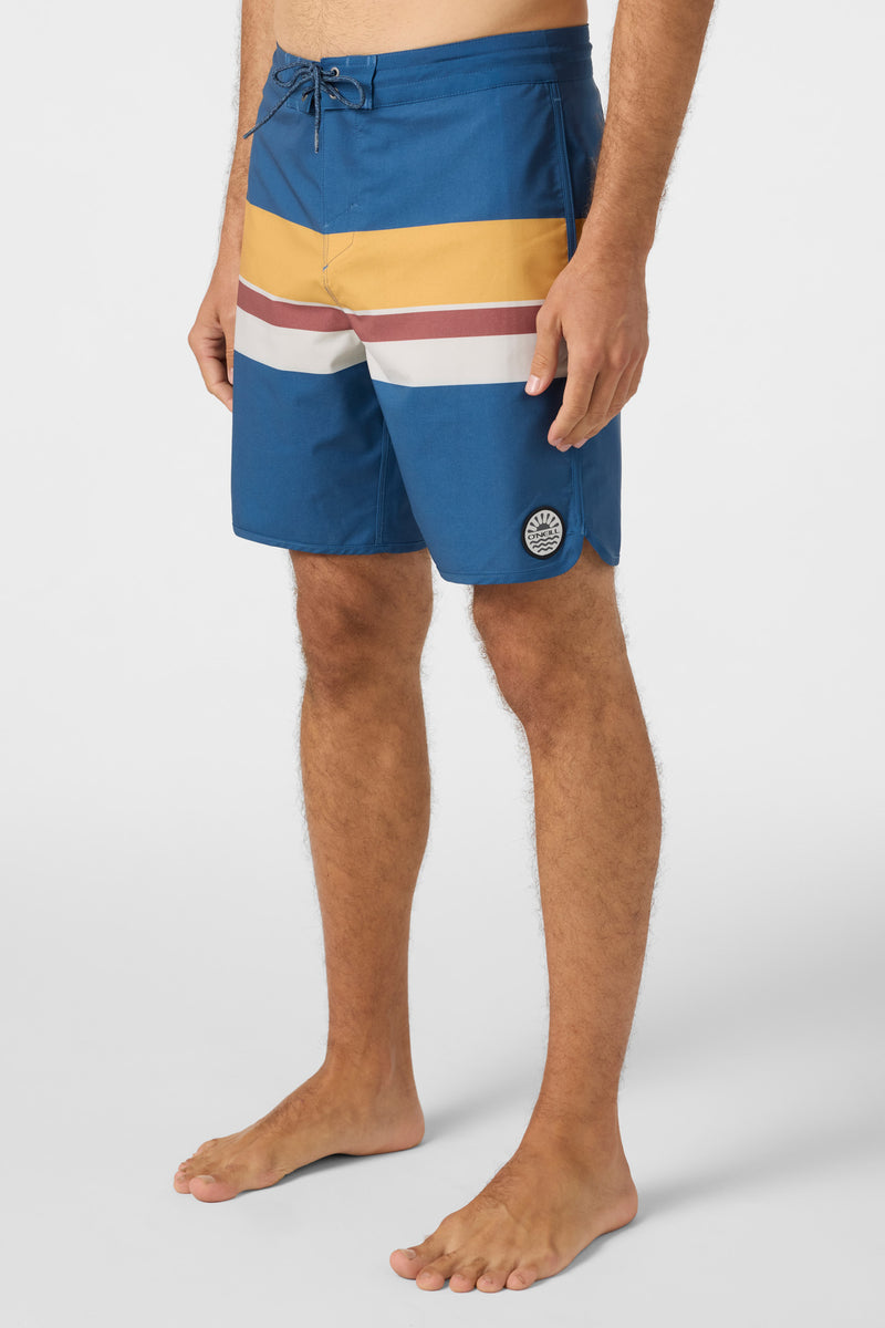 O'NEILL CRUZER STRIPE SCALLOP 18 IND-INDIGO 34