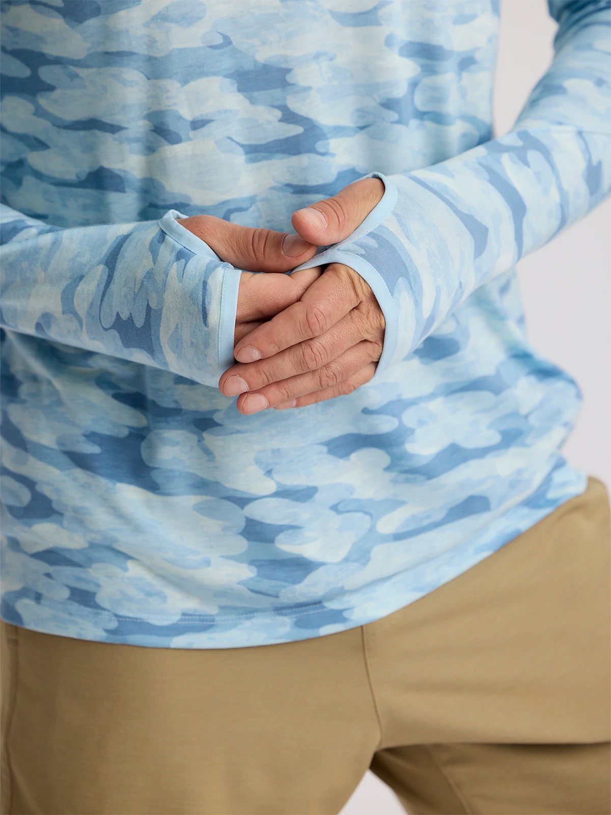 Free Fly Bamboo Lightweight Hoodie SeaSmoke M