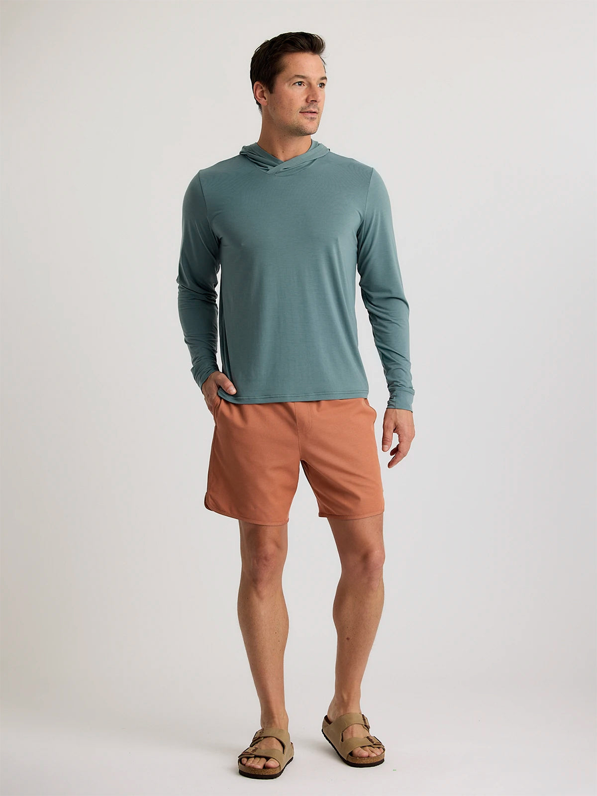 Free Fly Elevate Lightweight Hoodie Stormy L